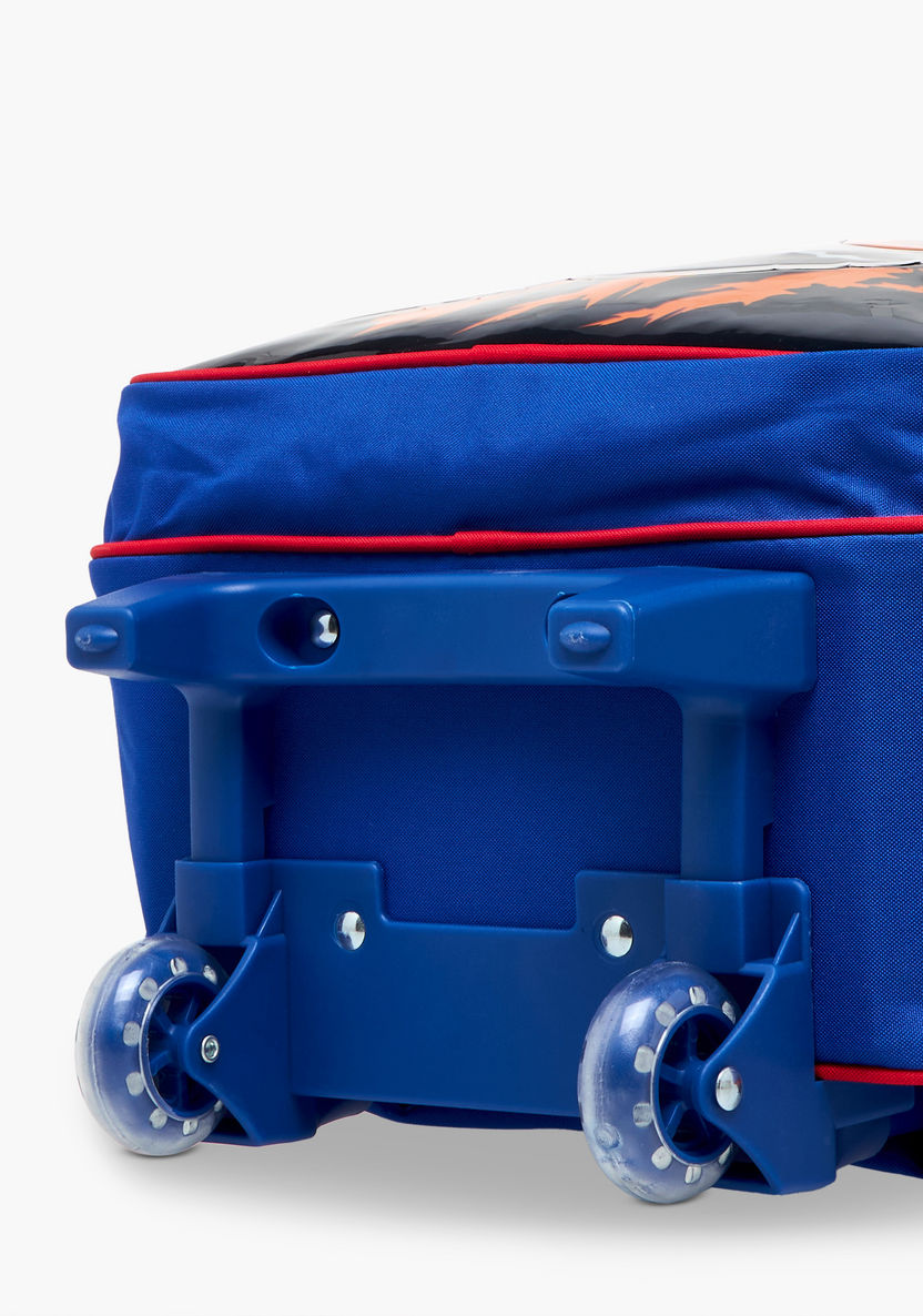 طقم شنطة ظهر ترولي 5 قطع بطبعات شاحنات وحش هوت ويلز - 16 بوصة-school-bagsandbackpacks-trolleybags-image-16