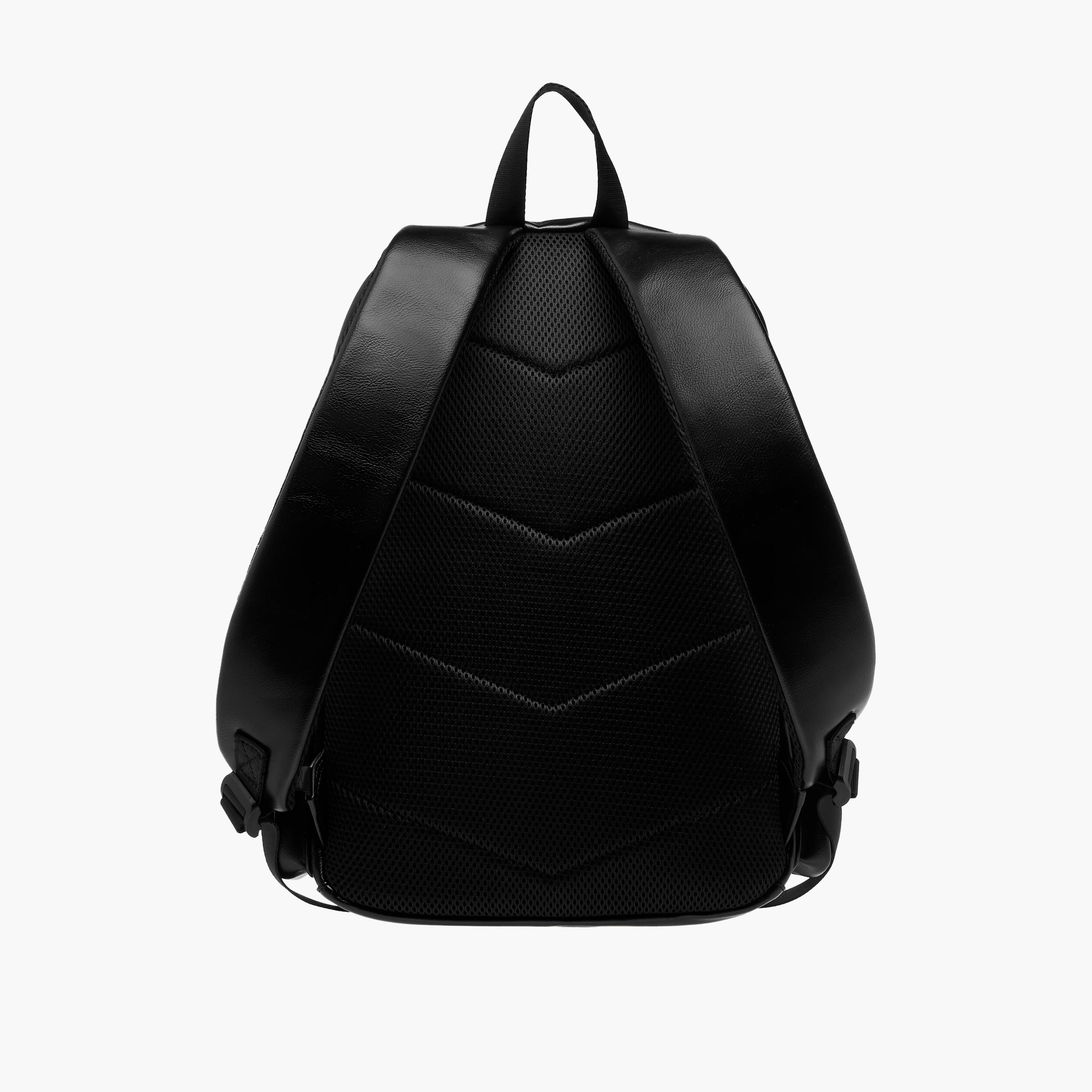شنطة ظهر بزينة شعار وحمالات قابلة للتعديل وسحاب إغلاق من لي كوبر - 32x45 سم-men-bags-image-3