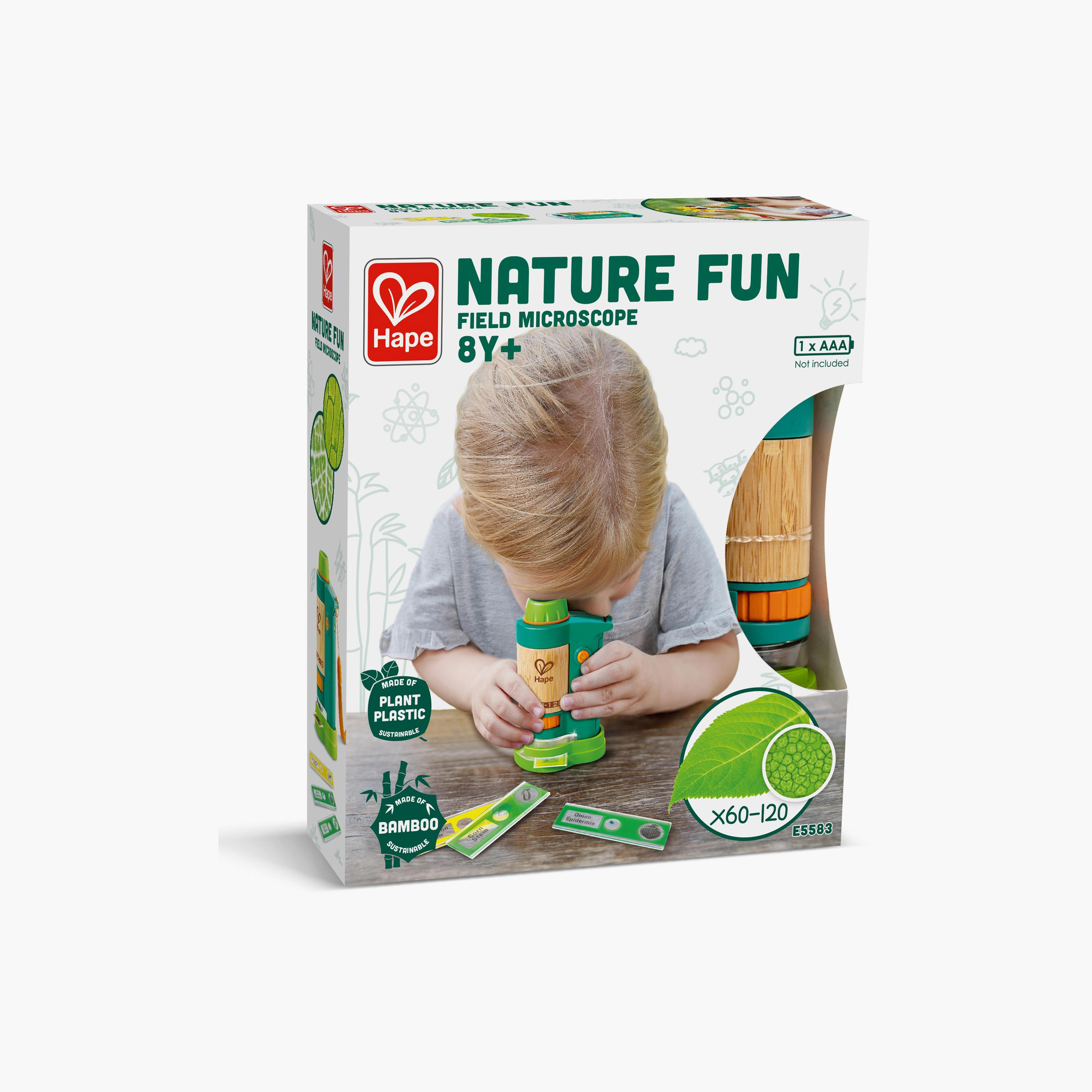 مجهر ميداني من الخيزران الطبيعي من هيب، مكون من 6 قطع-toys-outdoor-sports-image-7
