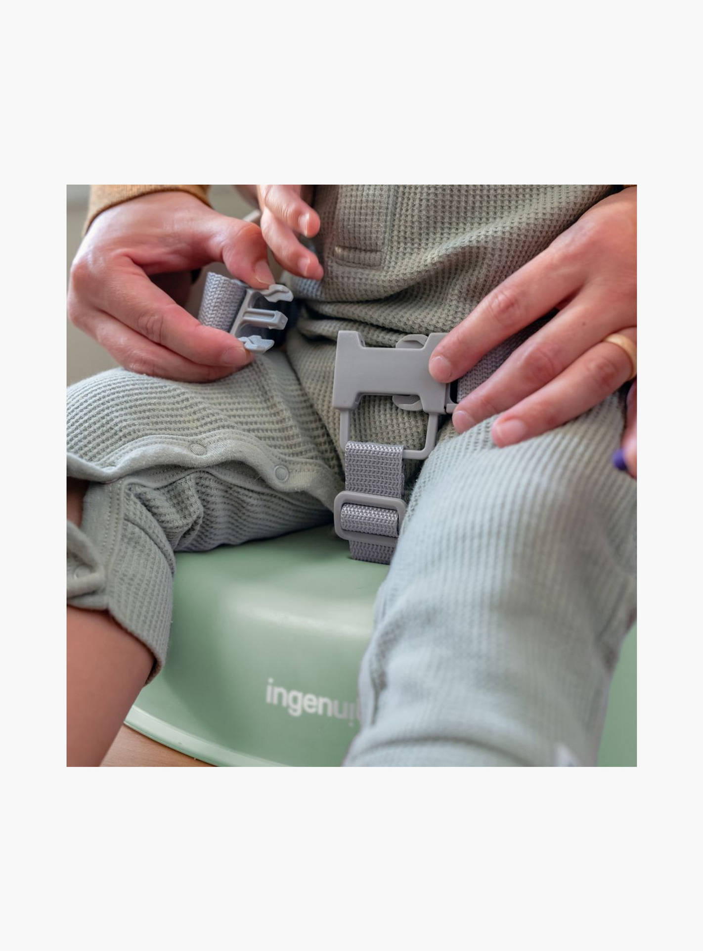 Ingenuity My Spot Easy-Clean Booster Seat with Washable Straps & 3-Point Harness - 6 Months+-baby-feeding-highchairsandboosters-image-2