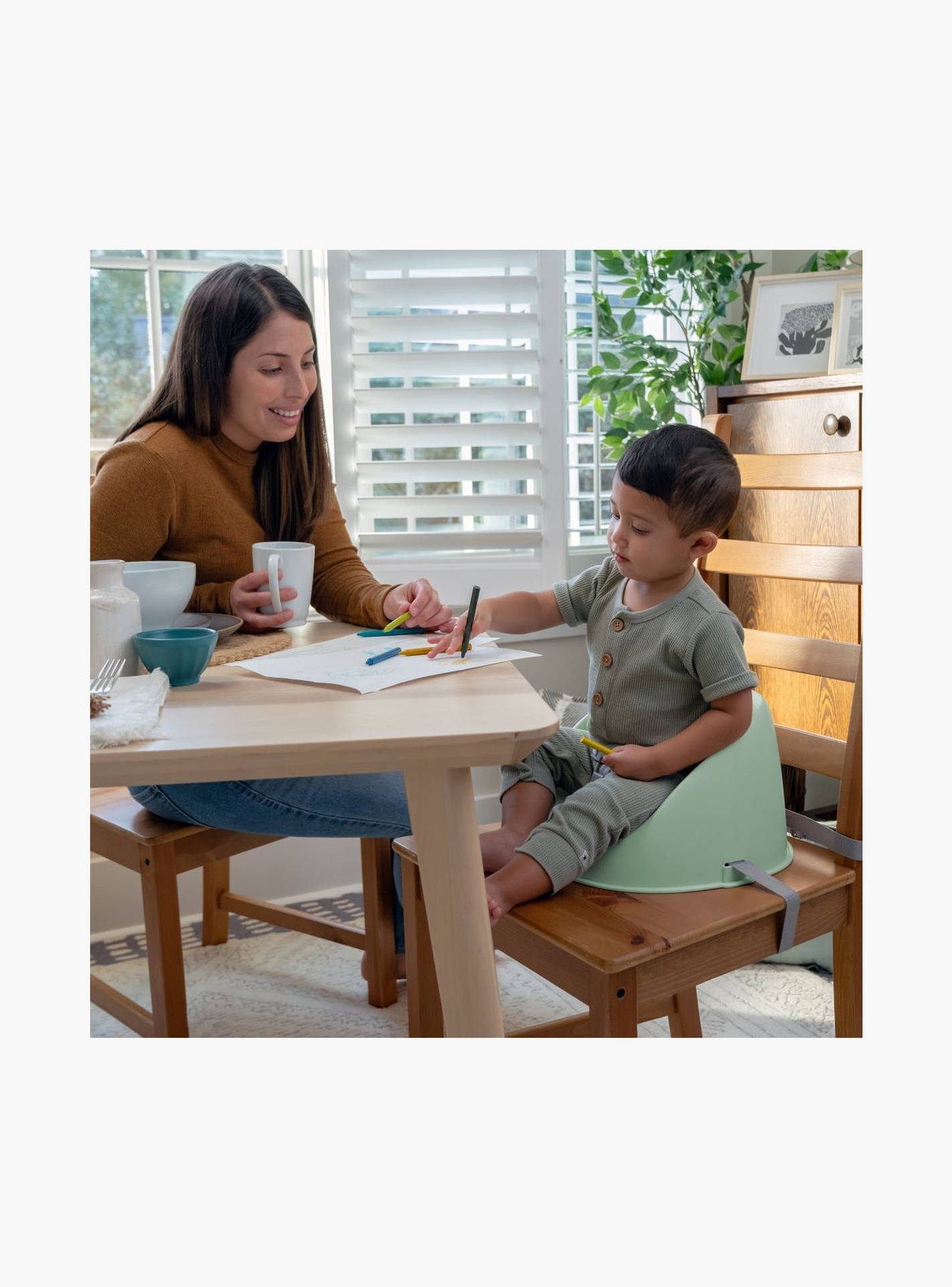 Ingenuity My Spot Easy-Clean Booster Seat with Washable Straps & 3-Point Harness - 6 Months+-baby-feeding-highchairsandboosters-image-3