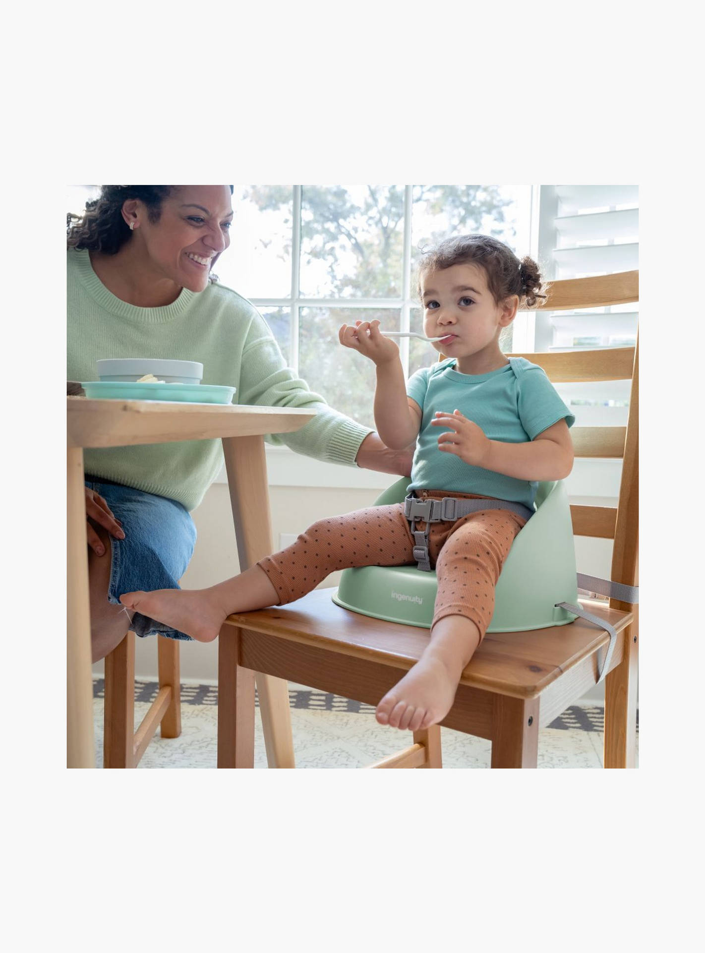Ingenuity My Spot Easy-Clean Booster Seat with Washable Straps & 3-Point Harness - 6 Months+-baby-feeding-highchairsandboosters-image-4