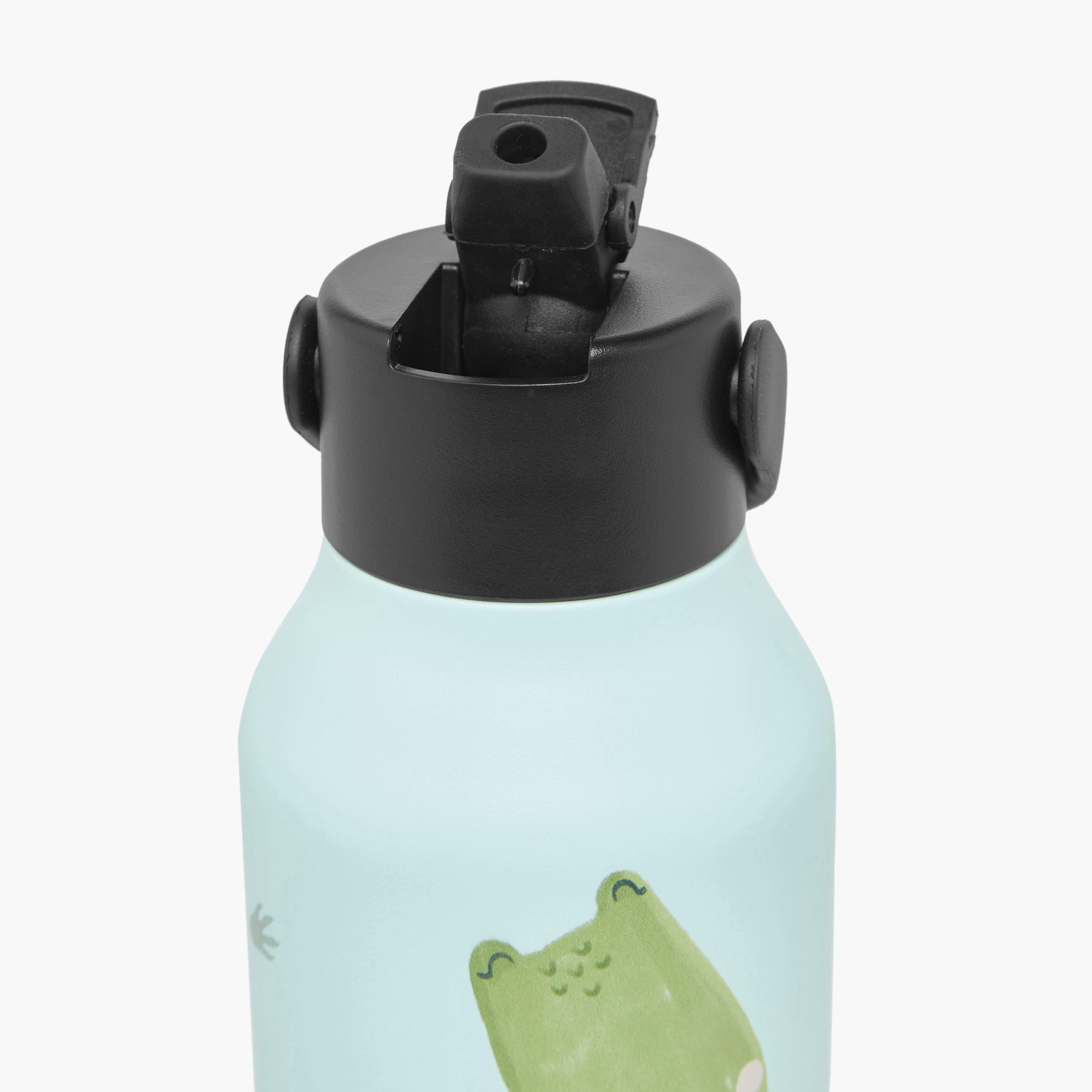 قارورة مياه سيبر ستانلس ستيل بطبعات تمساح مع فرشاة تنظيف من كامبراس - 350 مل-baby-feeding-mealtimeessentials-image-4