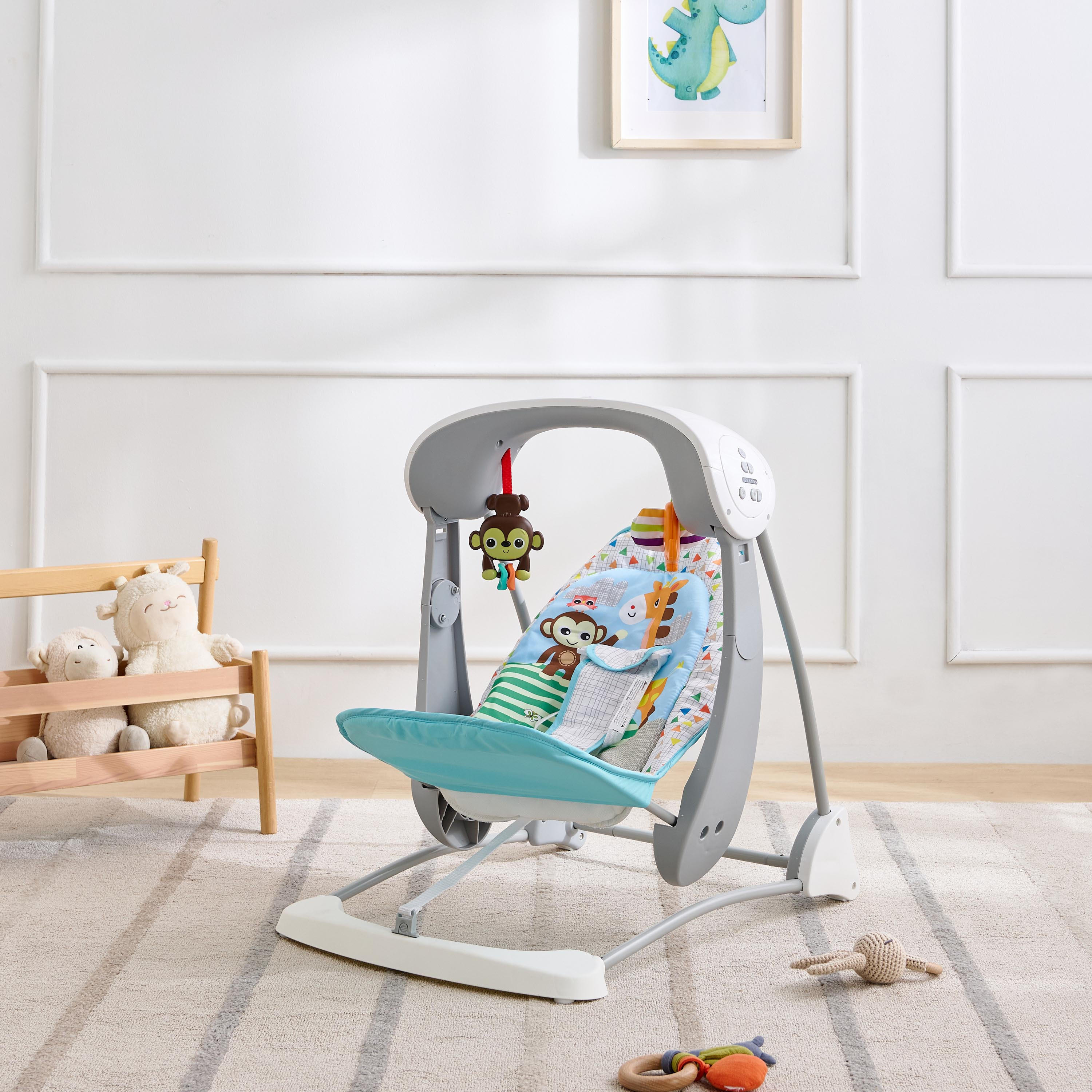 Automatic Swing Buy Little Bloomers Brett Automatic Swing with Hanging Toys Online ...