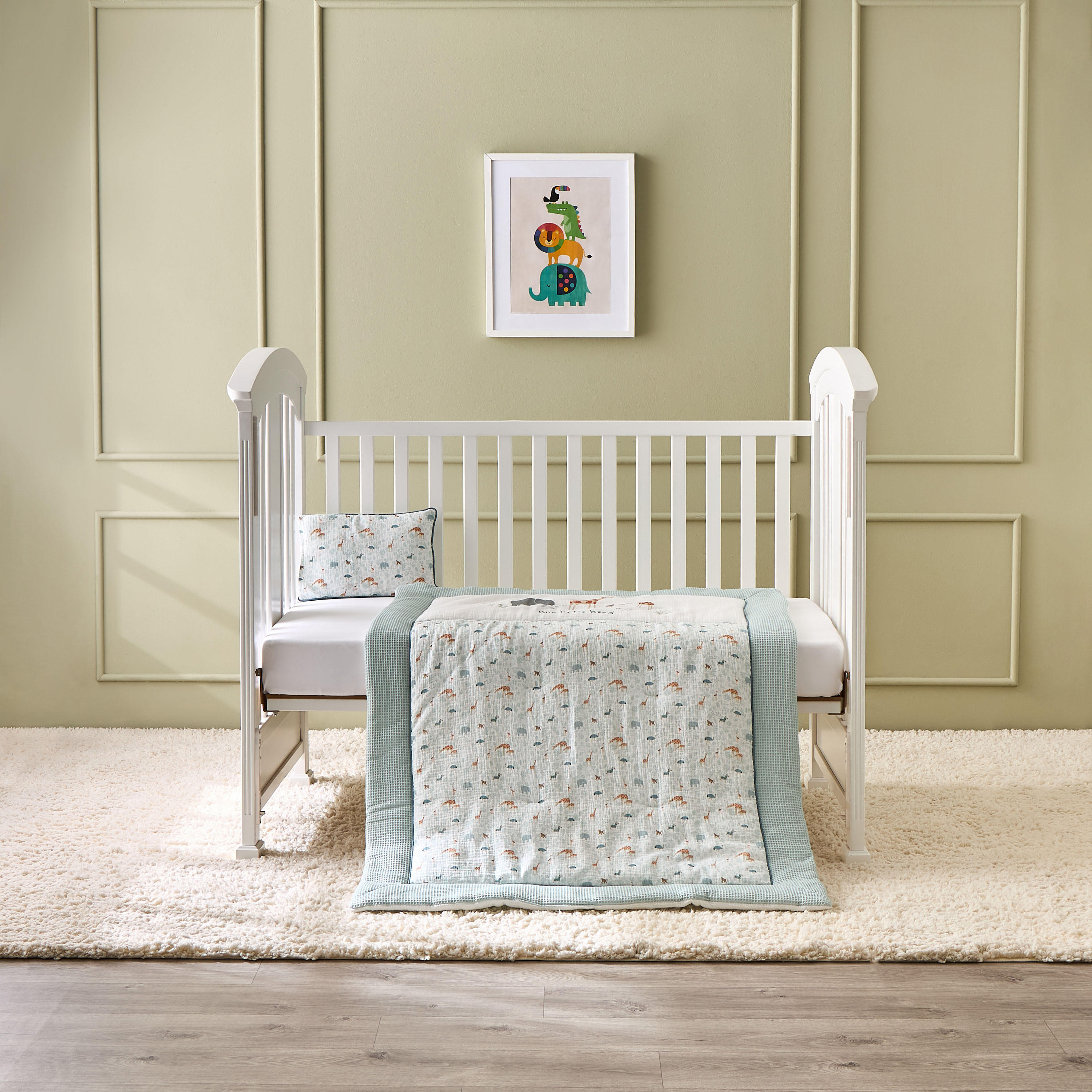 Juniors Baby Bedding Set with Fun Print- 130x90 cm-baby-nursery-babybedding-image-1