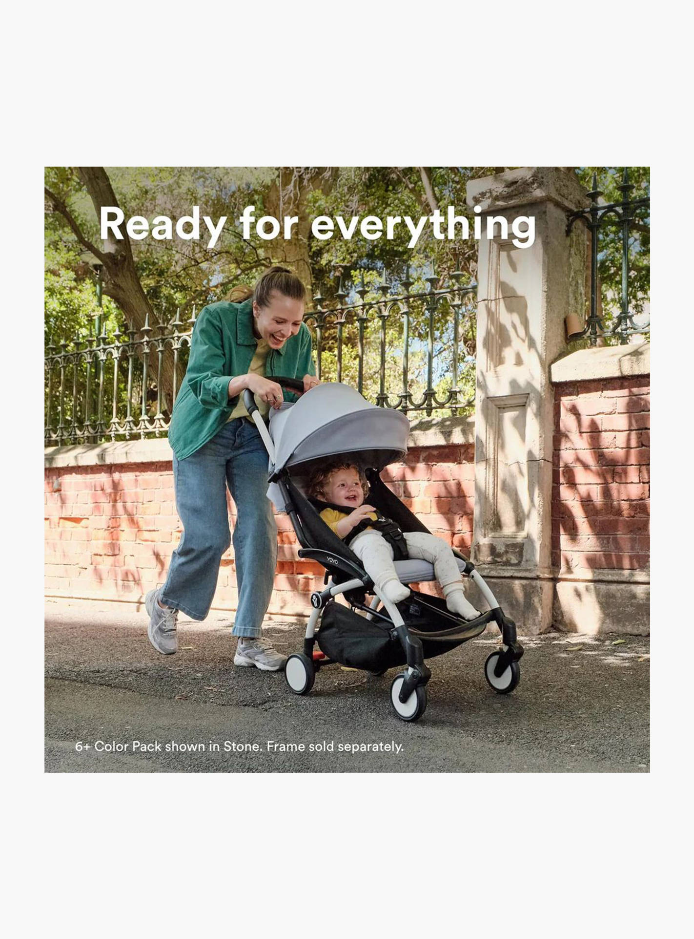 Stokke YOYO 6+ Color Pack - Seat Pad, Extendable Canopy & Zipped Back Pocket - Zebra-baby-gear-strollersandprams-strollers-image-3