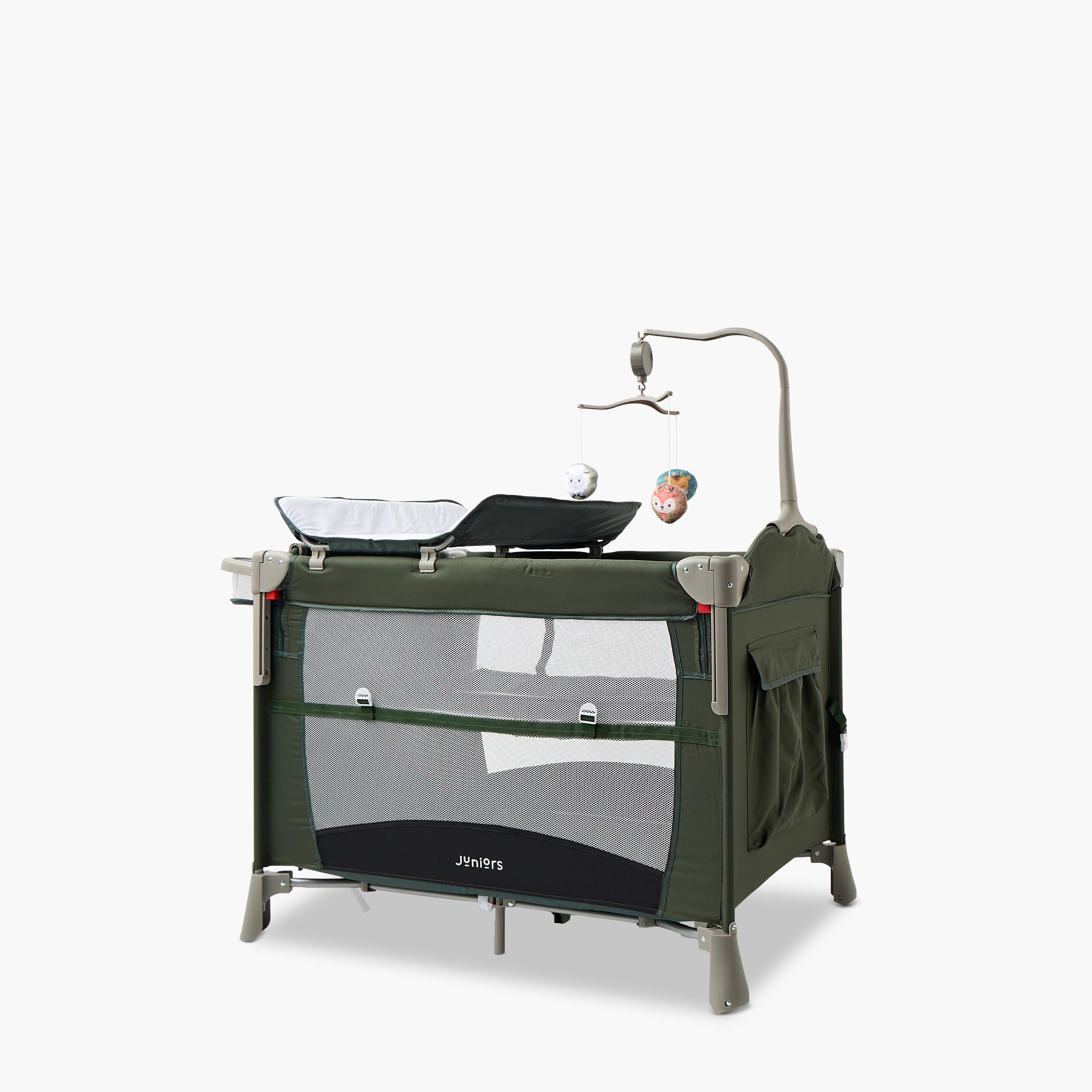مهد سفر وسرير نوم مشترك 4 في 1 ديل من جونيورز-baby-nursery-furniture-cribsandbeds-travelcots-image-2