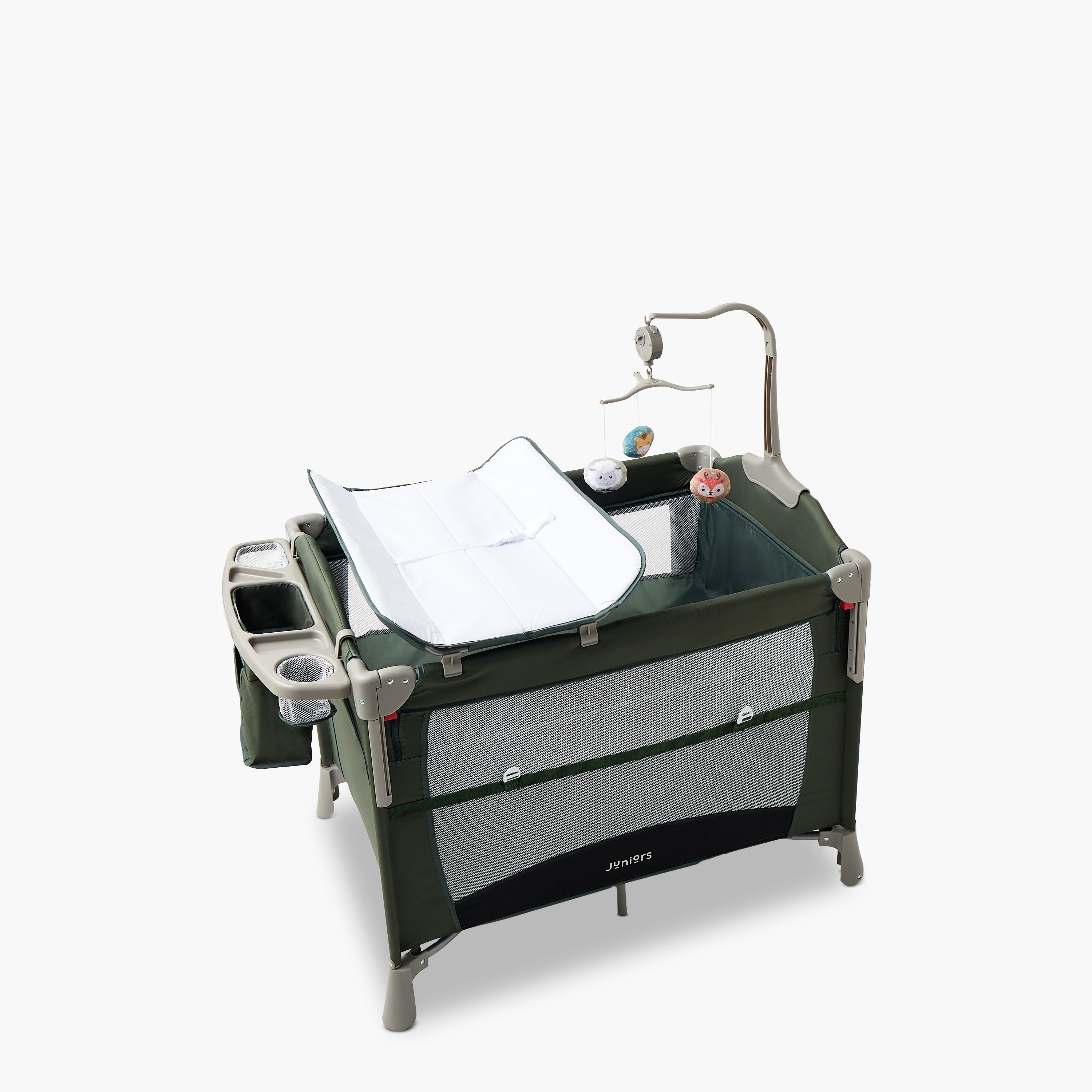 مهد سفر وسرير نوم مشترك 4 في 1 ديل من جونيورز-baby-nursery-furniture-cribsandbeds-travelcots-image-3