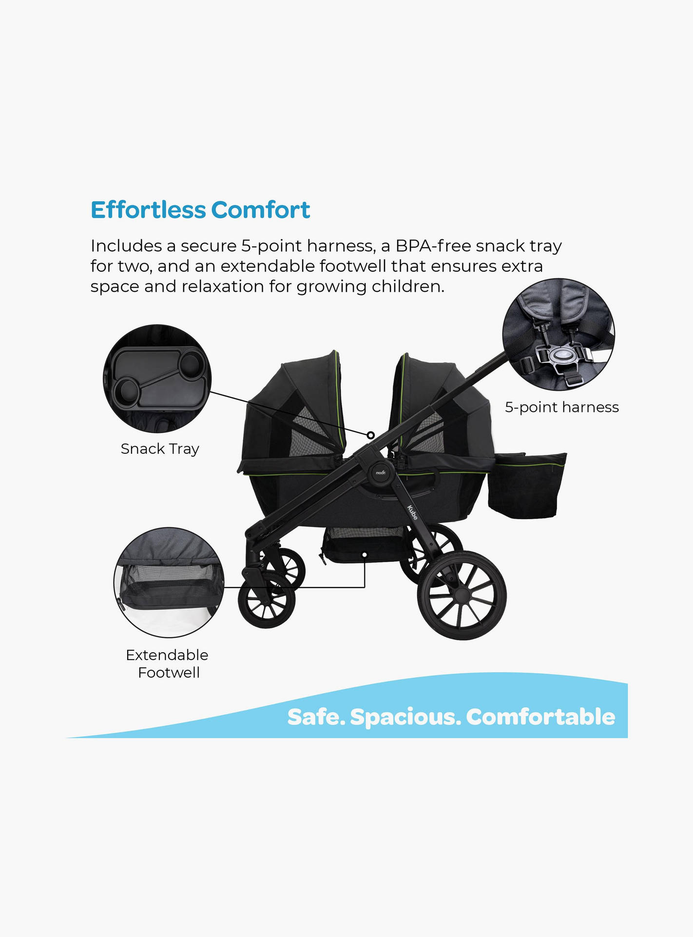 Moon Kube Convertible Wagon Stroller with All-Terrain Wheels - 6 months - 5 years - 24 kg-baby-gear-strollersandprams-strollers-image-2