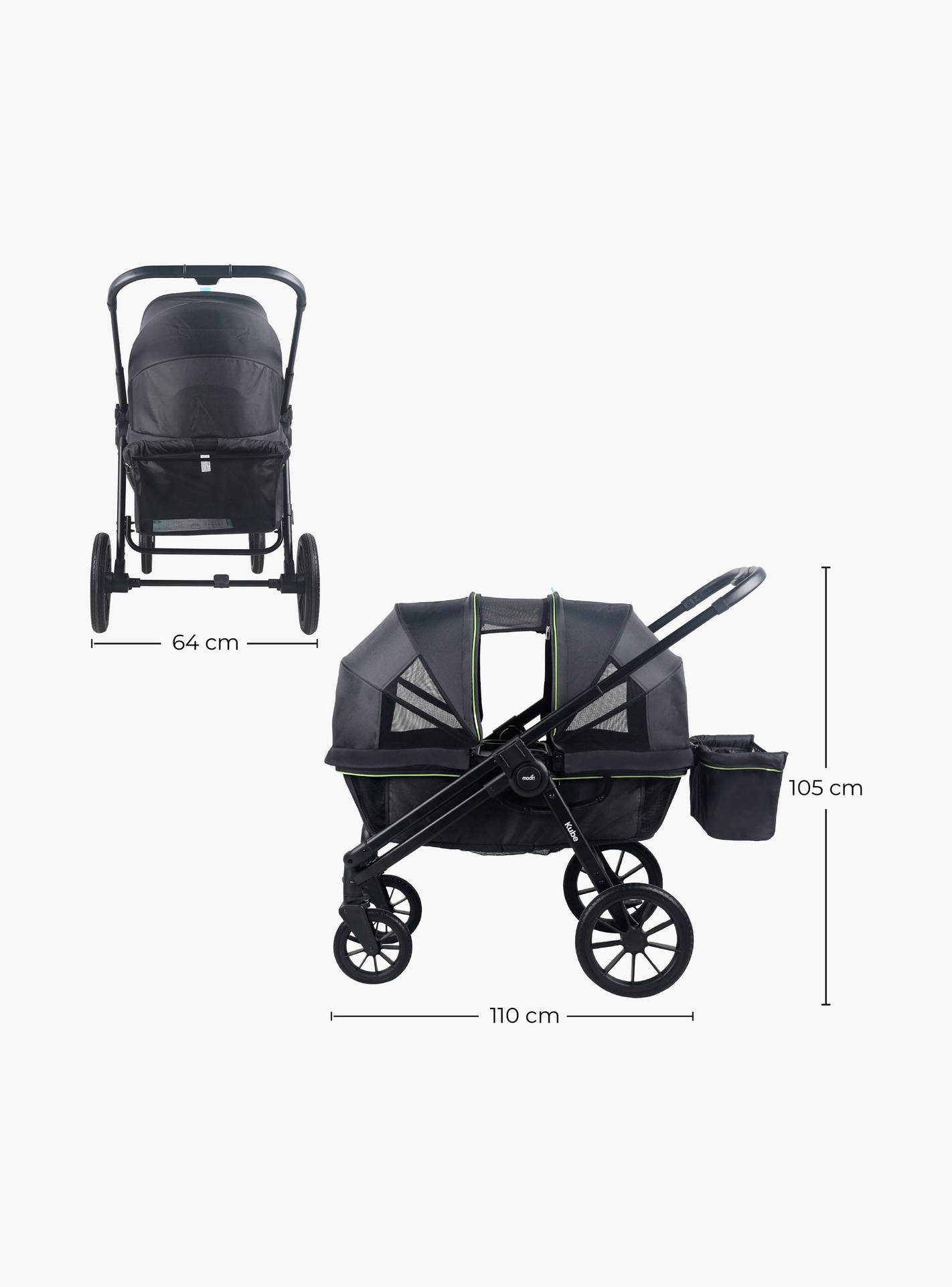 Moon Kube Convertible Wagon Stroller with All-Terrain Wheels - 6 months - 5 years - 24 kg-baby-gear-strollersandprams-strollers-image-3