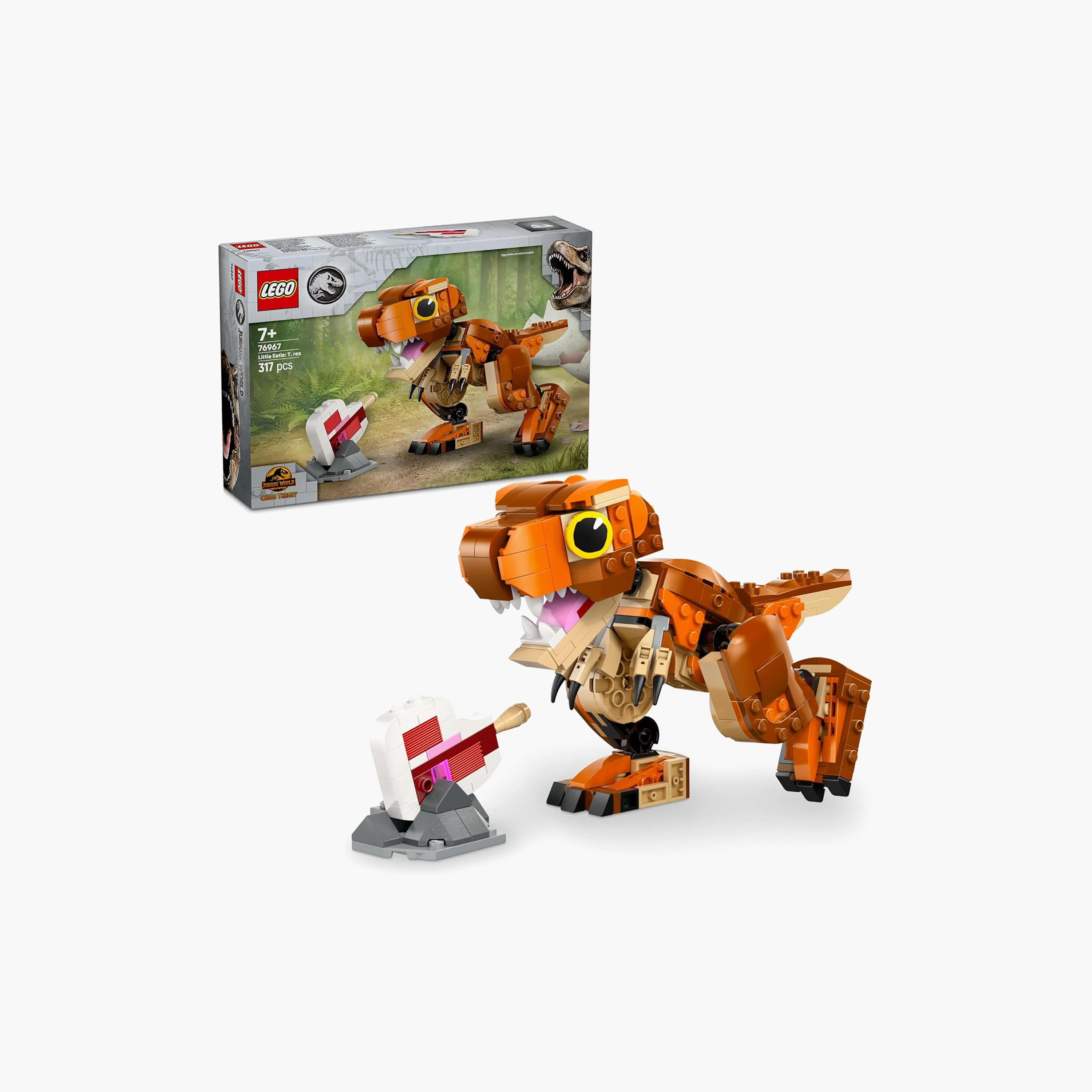 LEGO Jurassic World Little Eatie: T. rex Dinosaur Model Building Kit ...