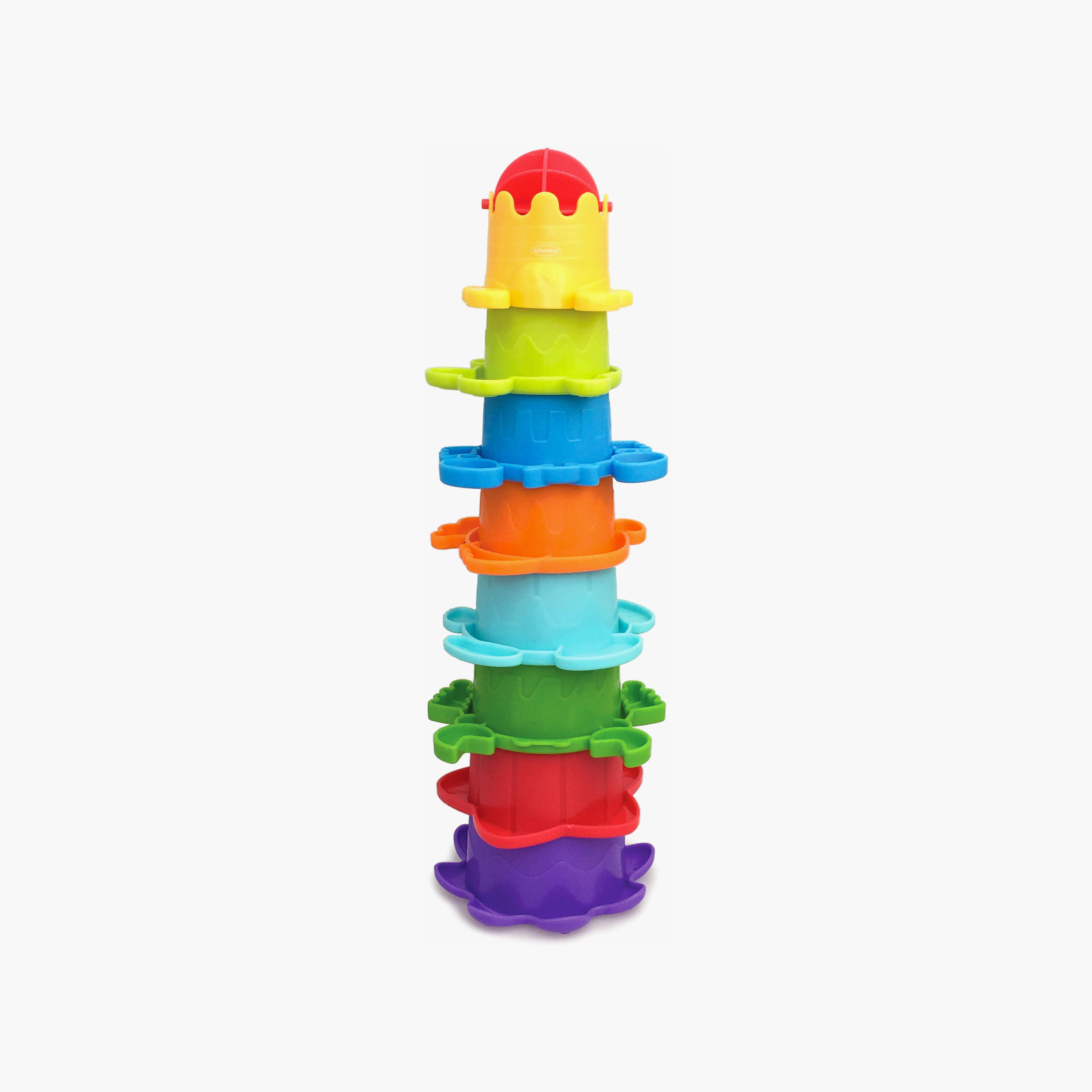 لعبة استحمام ستاك أو فان للتكديس مكونة من 8 قطع من إنفانتينو-toys-babyandtoddlertoys-bathtoys-image-1