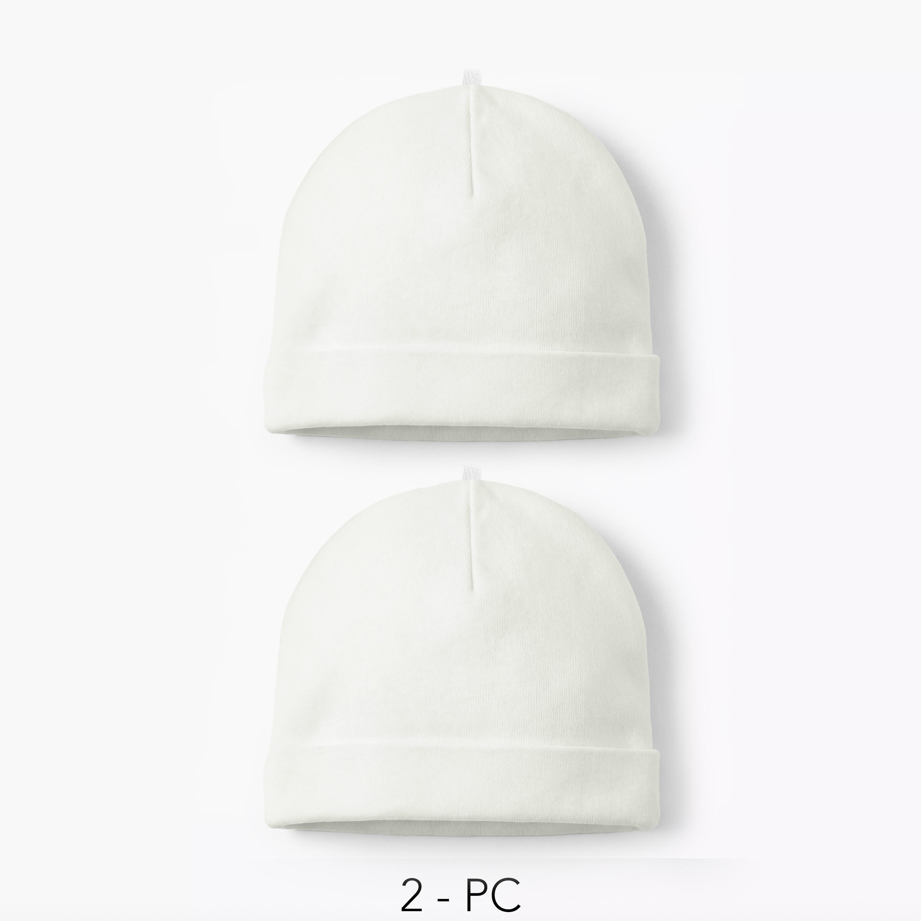 Juniors Solid Cap - Set of 2