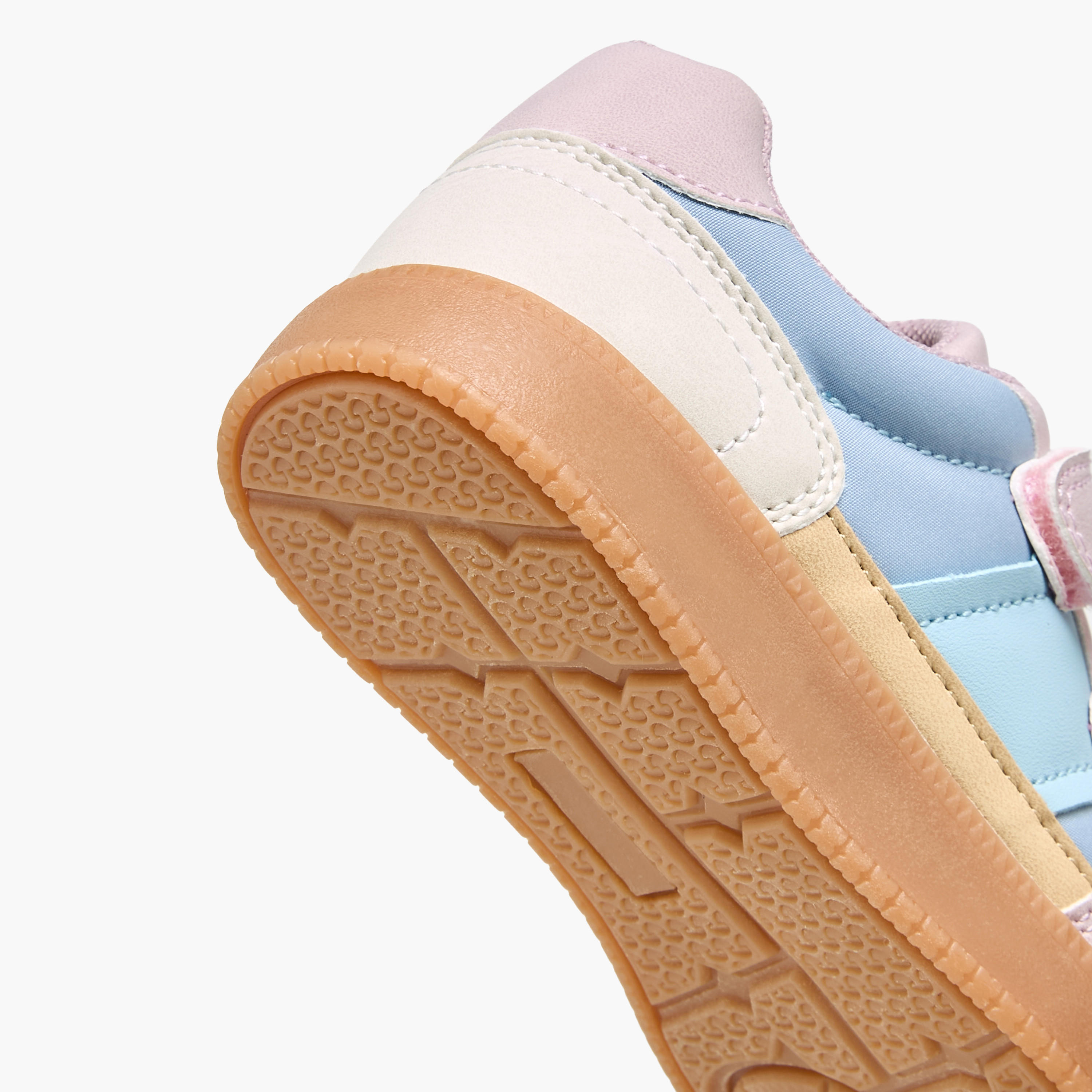حذاء سنيكرز بقوالب ملونة وشريط إغلاق لاصق للبنات من جونيورز-girls-shoes-sneakers-image-5