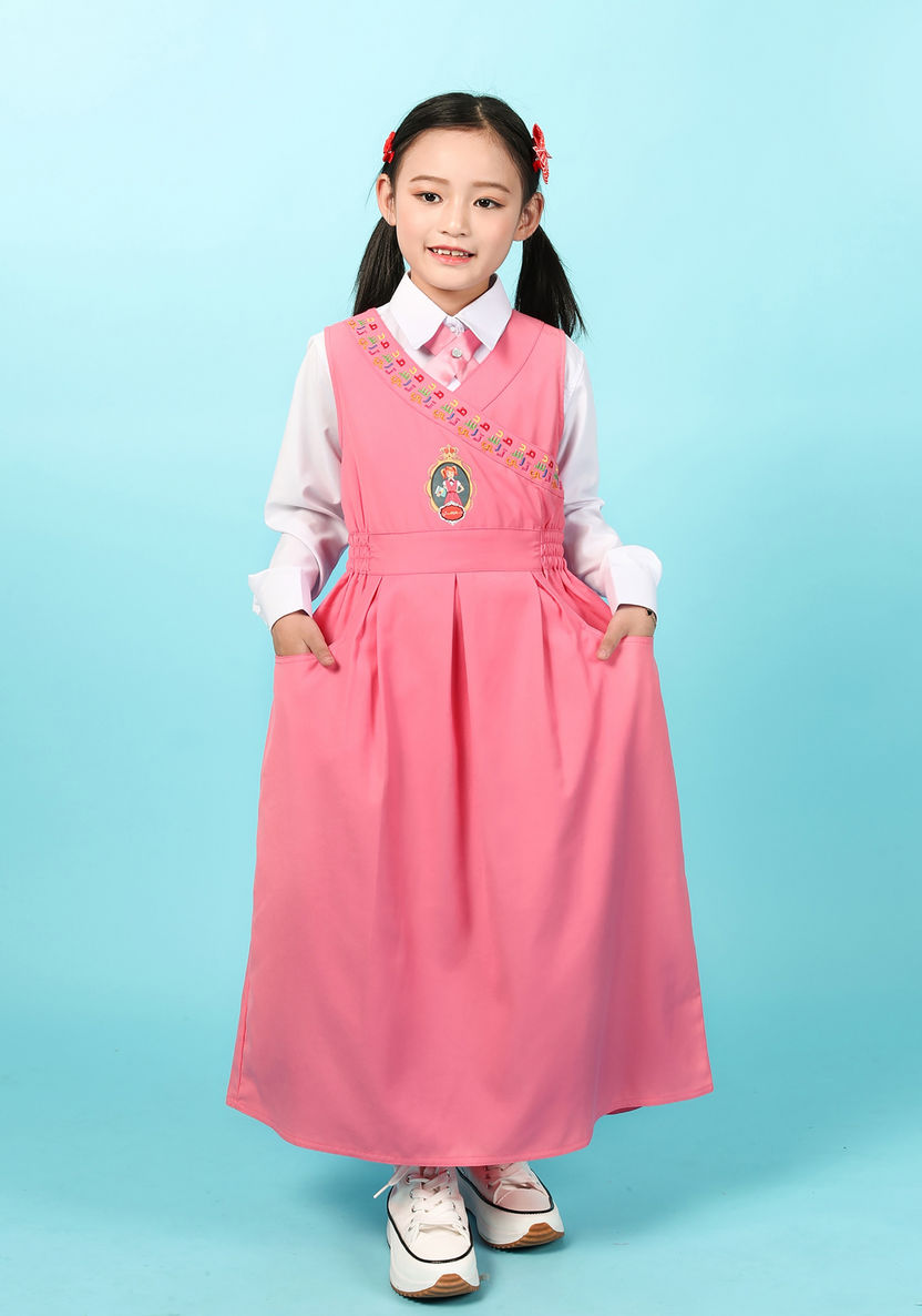 Buy My School Primary School Sleeveless Uniform Dress with Tie
