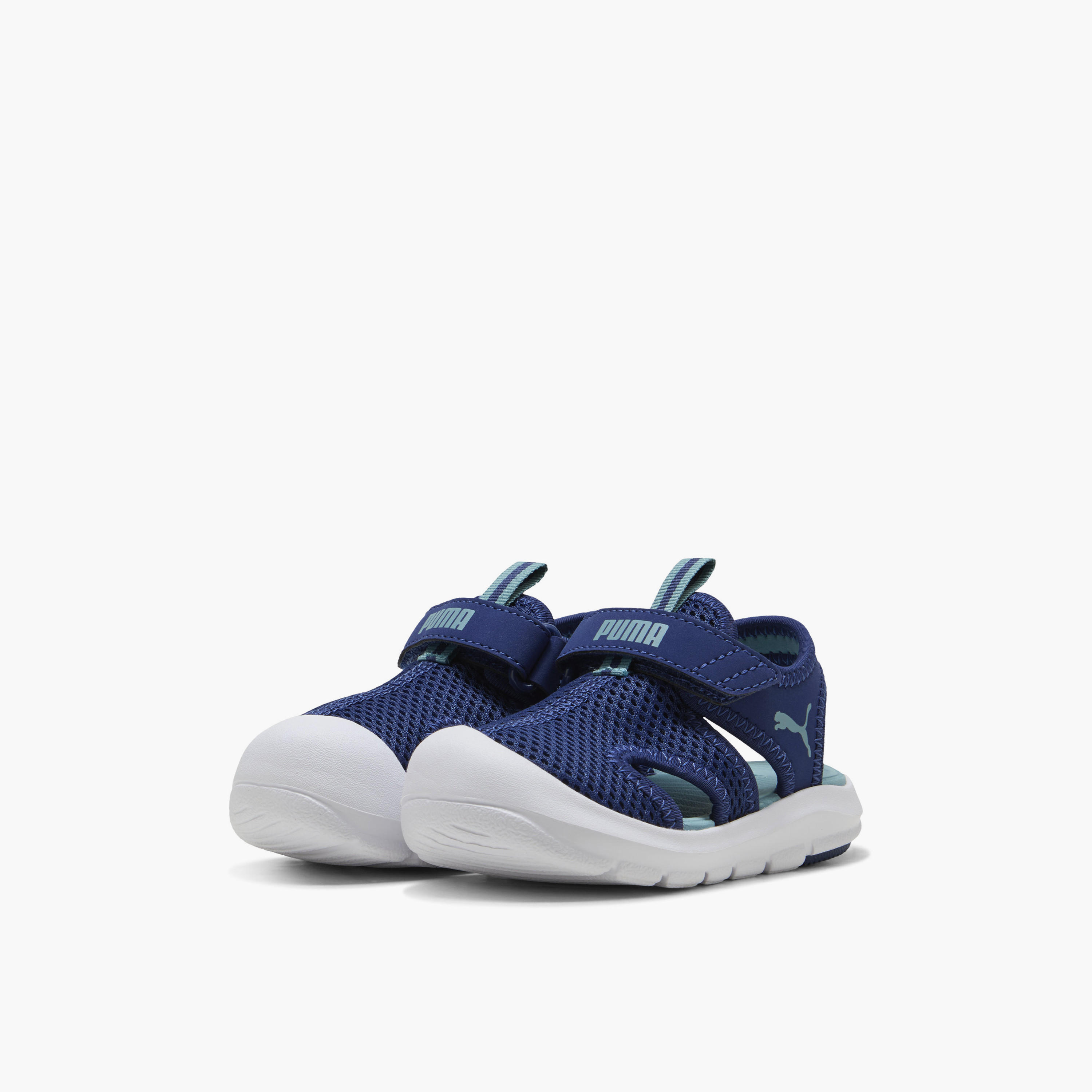 Buy Puma Fun Racer Mesh V Strap Sandals with Hook & Loop Closure Online ...