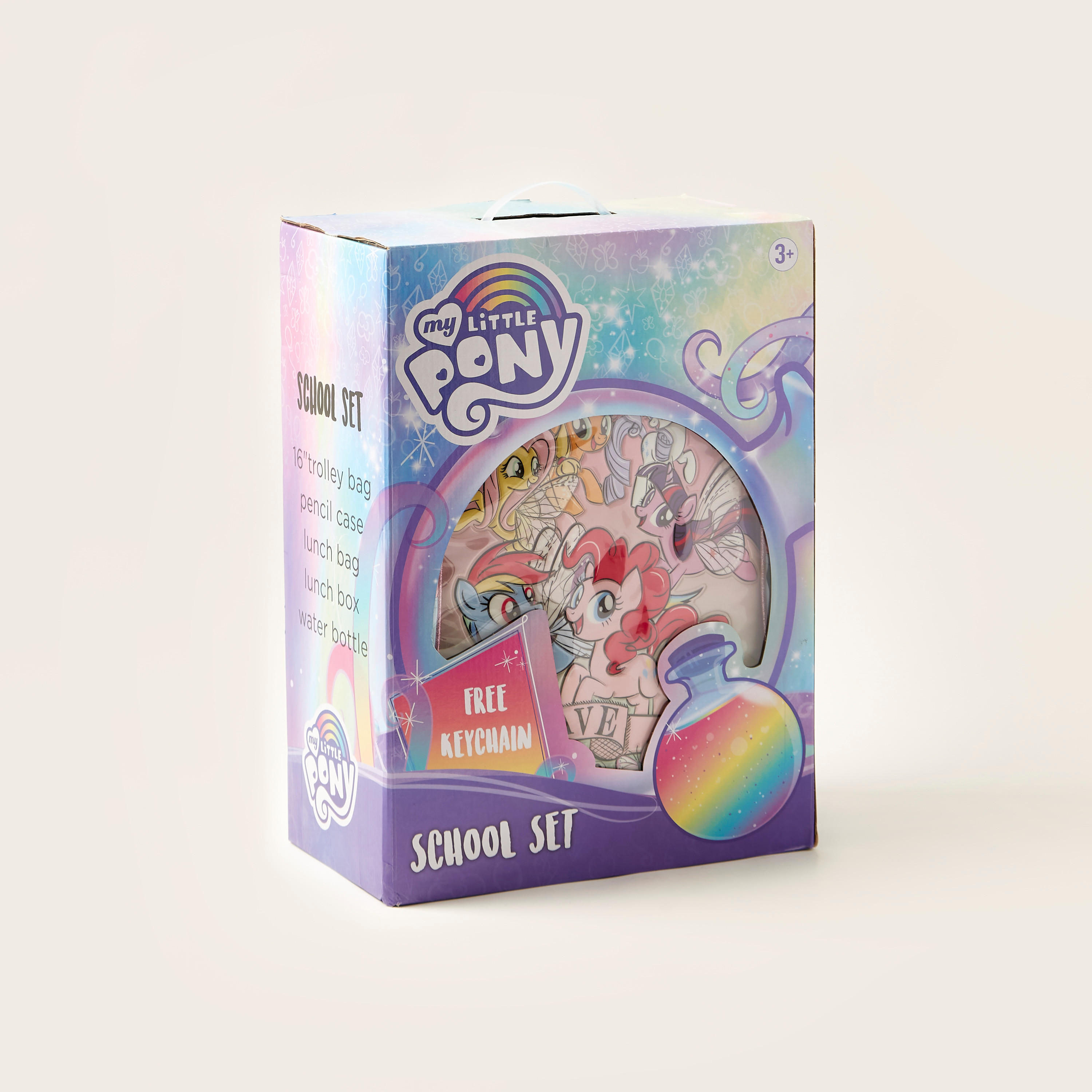 Buy My Little Pony Print 5-Piece Trolley Backpack Set Online