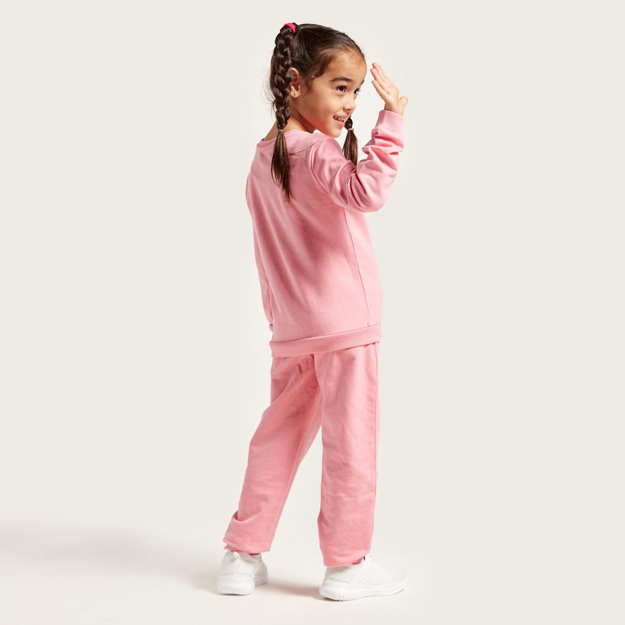 Juniors Floral Print Jog Pants with Pockets and Drawstring-baby-girls-clothing-bottoms-joggersandtrackpants-image-4