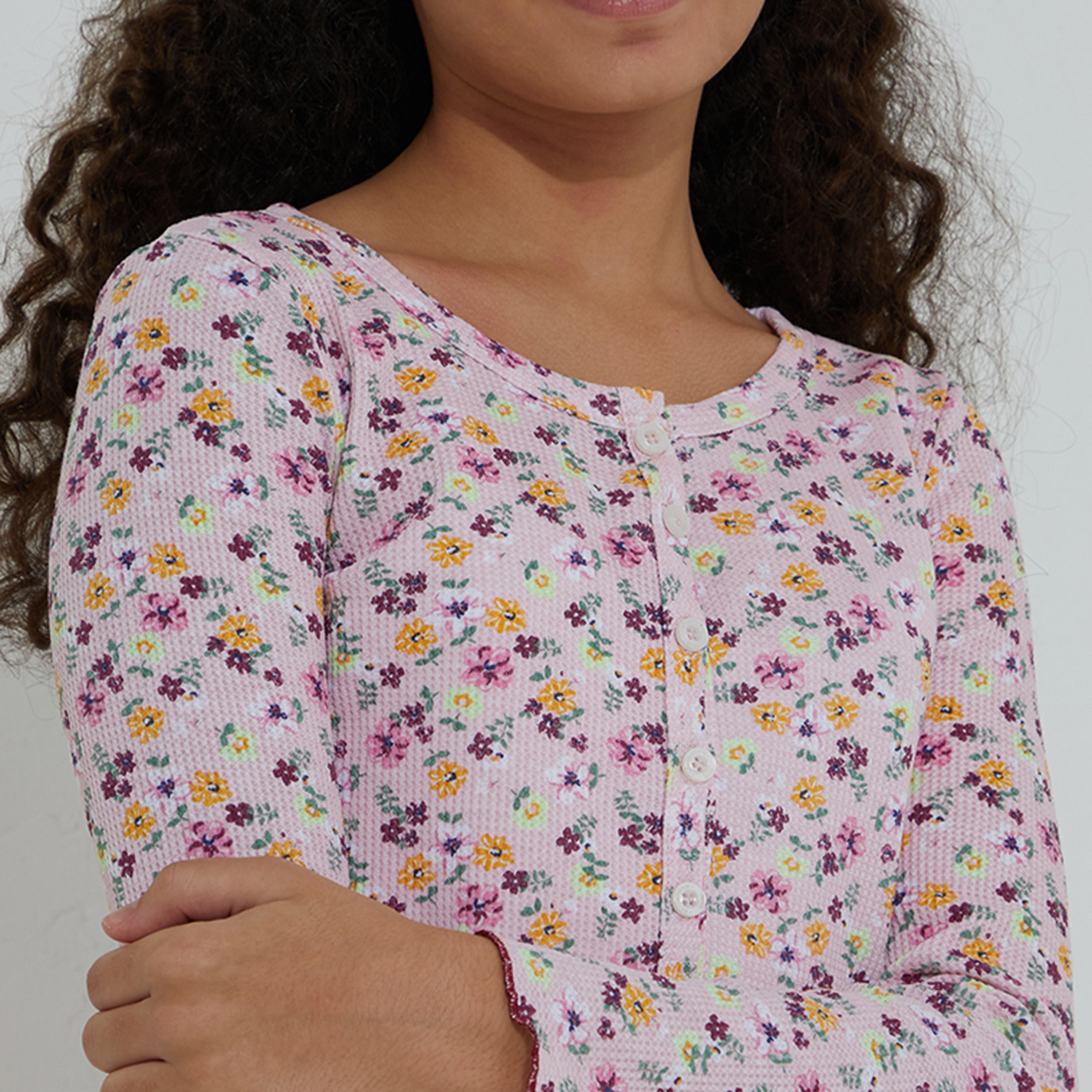 تيشيرت بأكمام طويلة من أيروبوستال-girls-clothing-tshirts-image-3