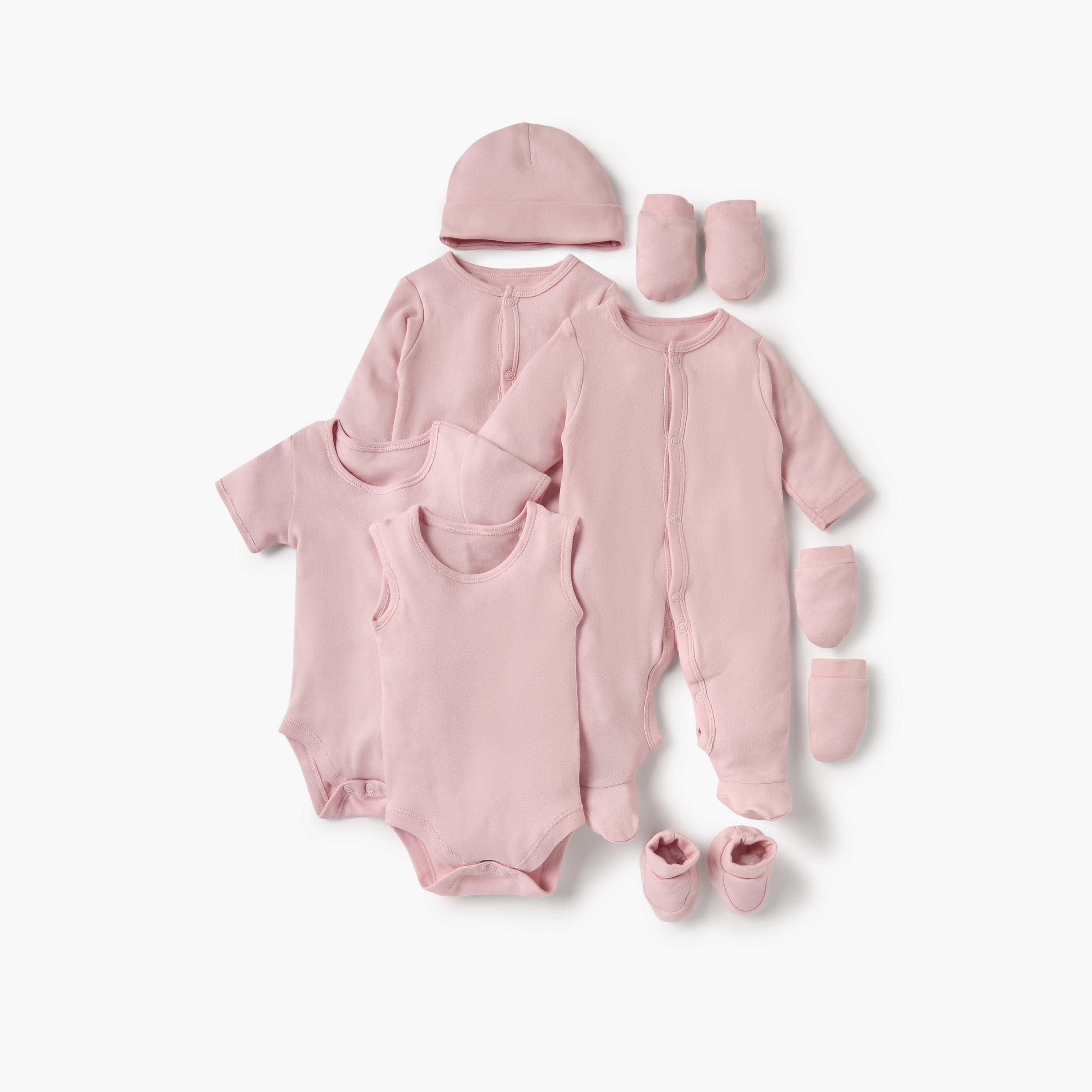 Juniors Solid 8-piece Apparel  Set