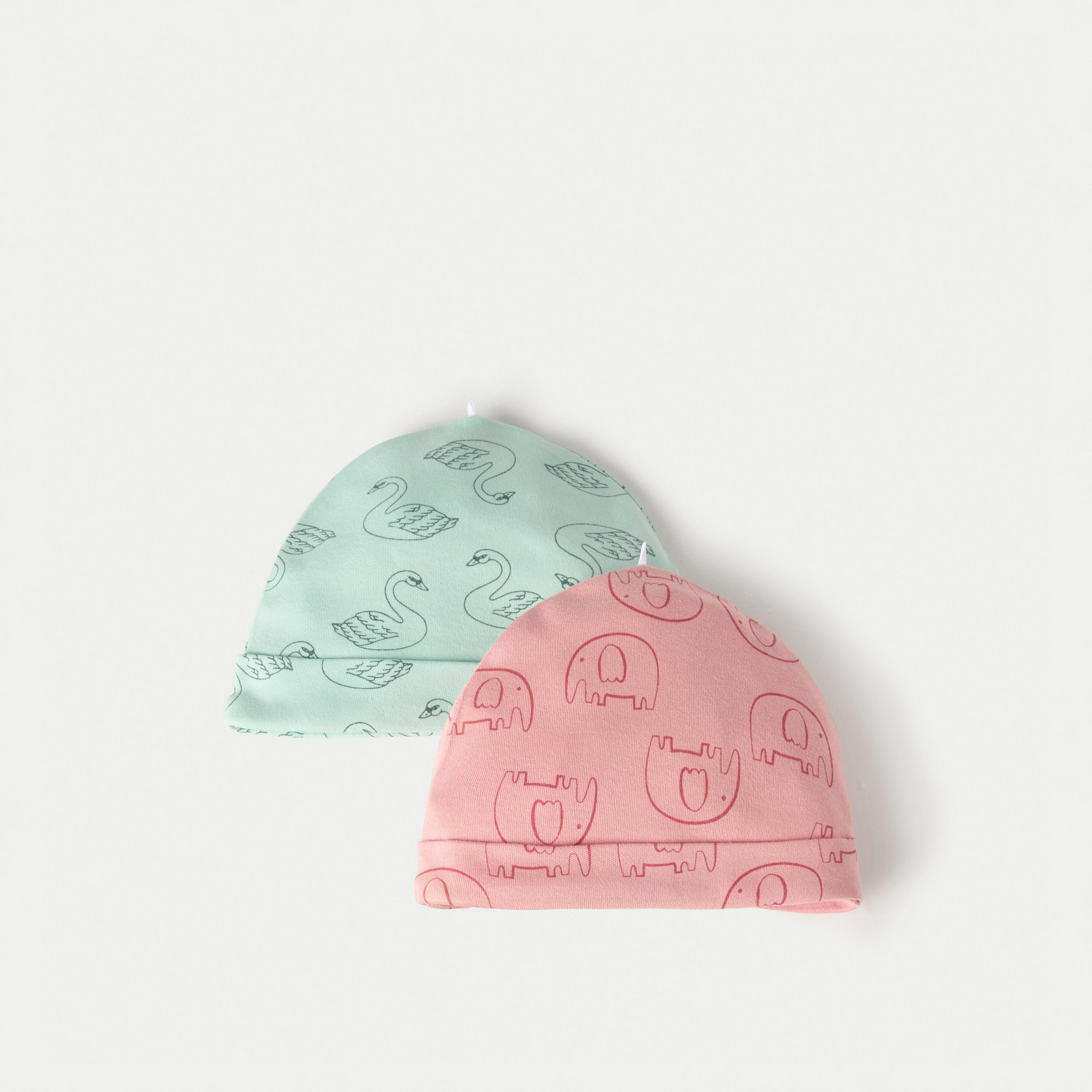 Juniors Printed Beanie Cap - Set of 2