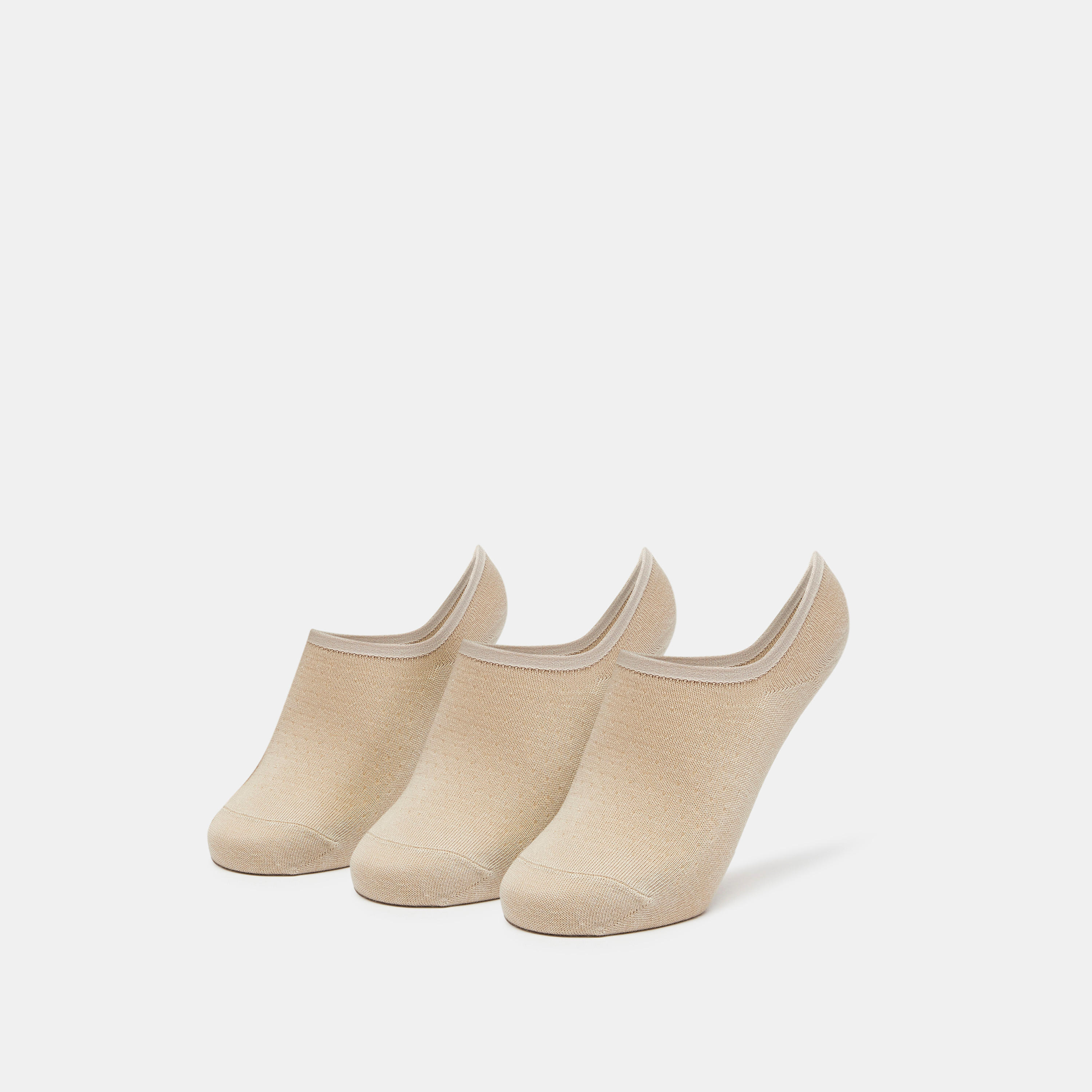 Celeste Solid No Show Socks - Set of 3-women-socksandstockings-image-1