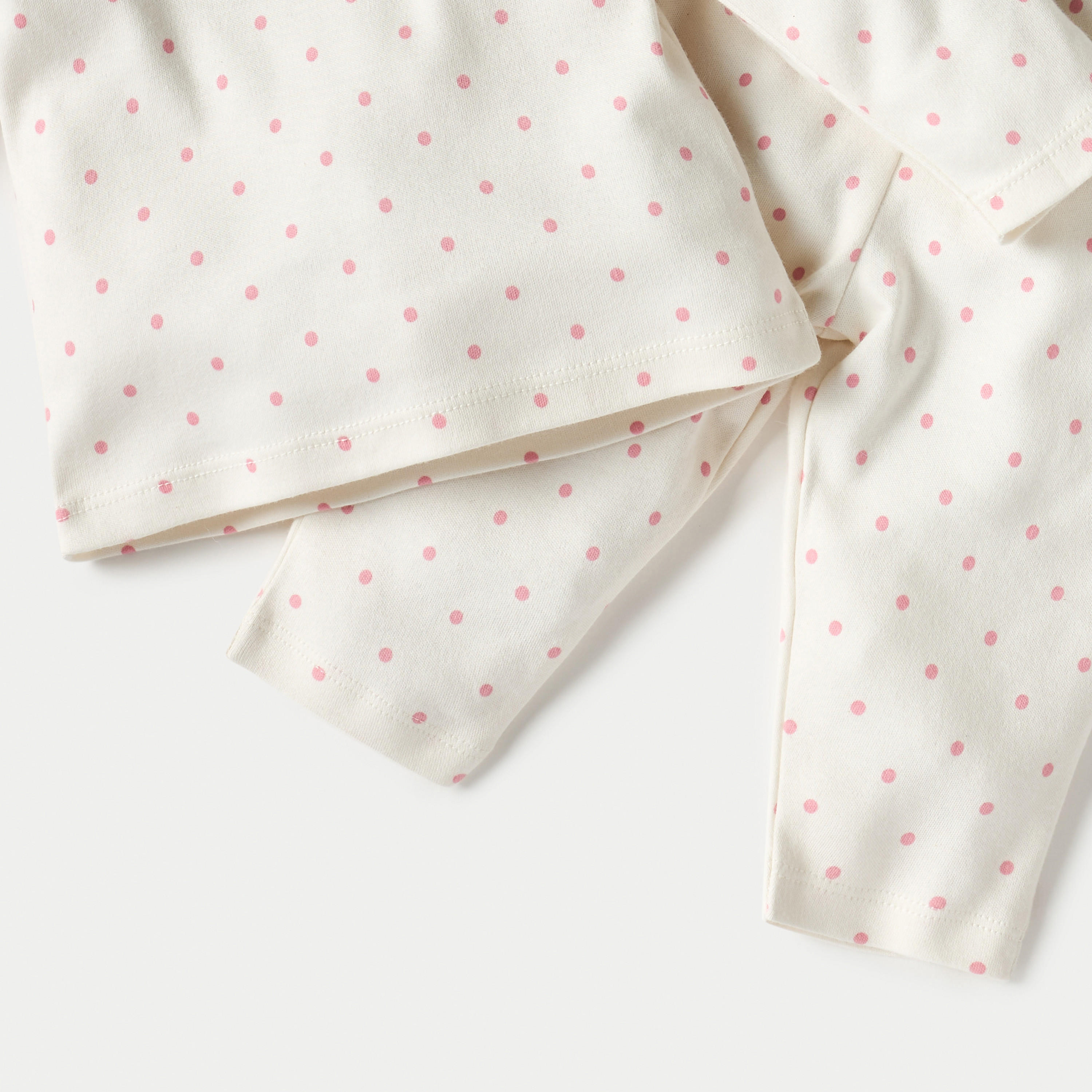 طقم بنطلون بيجاما وتيشيرت بأكمام طويلة وطبعات منقطة من جونيورز-baby-girls-clothing-nightwear-pyjamasets-image-5