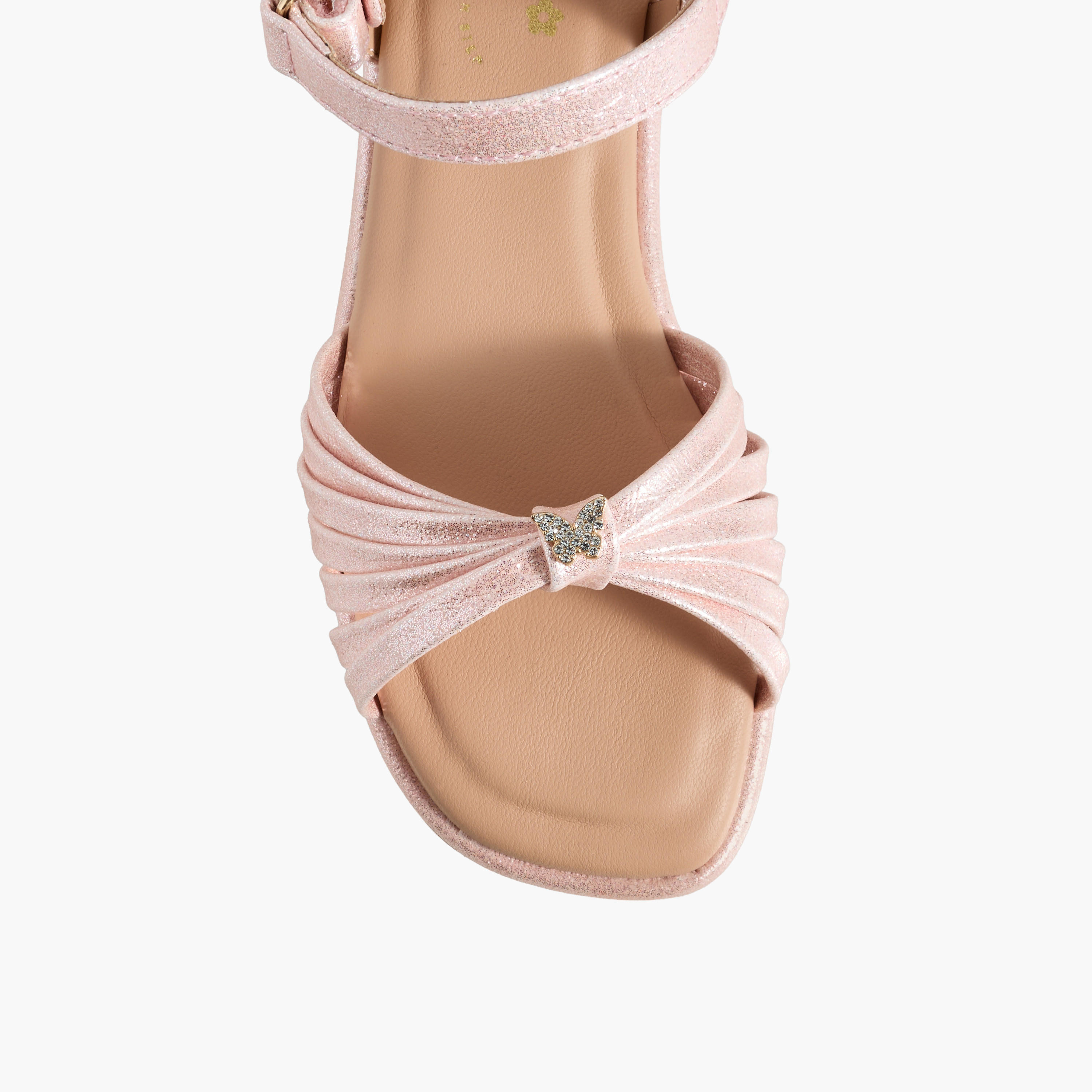صندل مسطح بفراشة مزينة للبنات من ليتل ميسي-girls-shoes-sandals-image-3