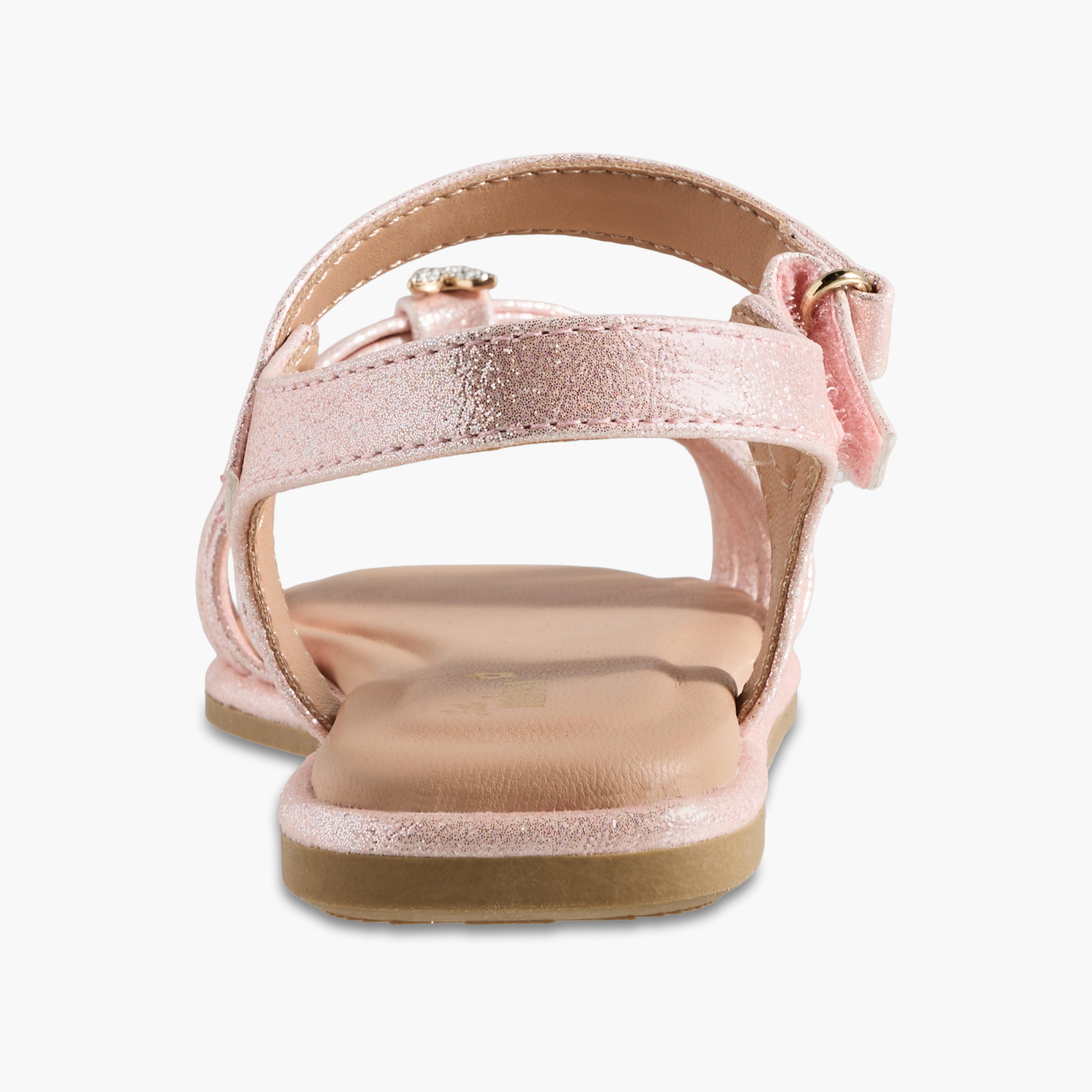صندل مسطح بفراشة مزينة للبنات من ليتل ميسي-girls-shoes-sandals-image-4