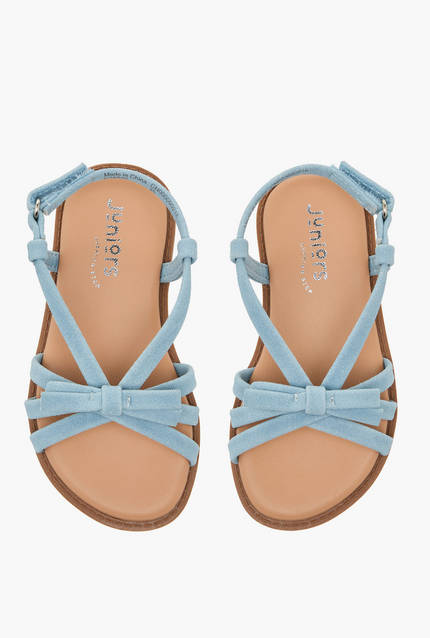 Juniors Girls Bow Accent Hook & Loop Sandals-girls-shoes-image-1
