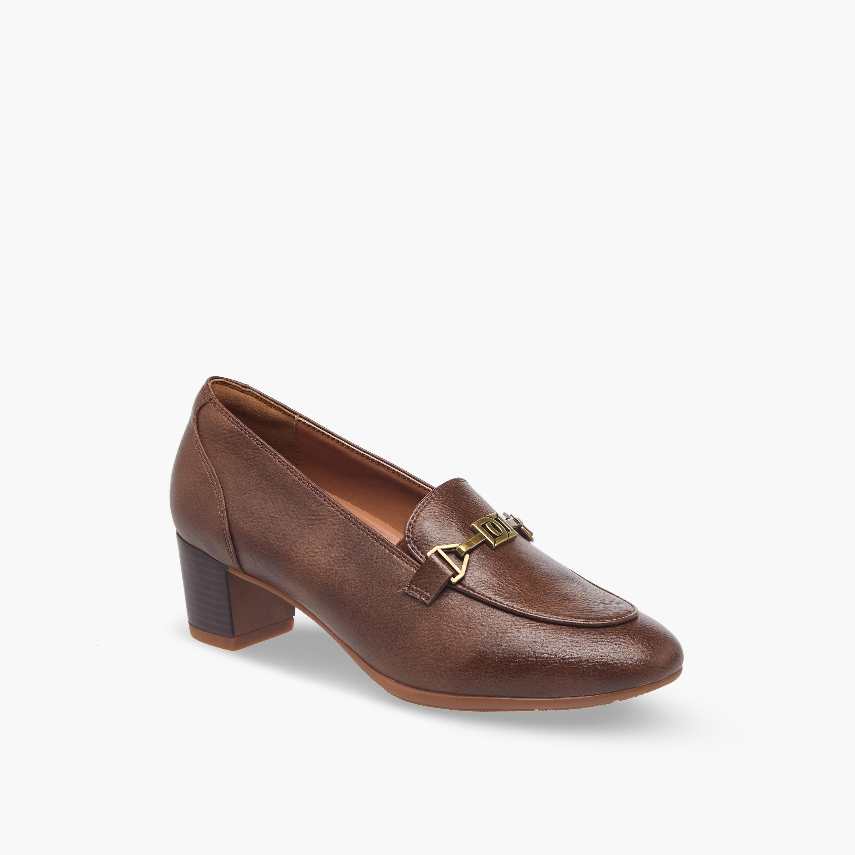 حذاء سهل الارتداء بكعب سميك وزينة معدنية للنساء من دوتشيني-women-shoes-flats-loafers-image-2
