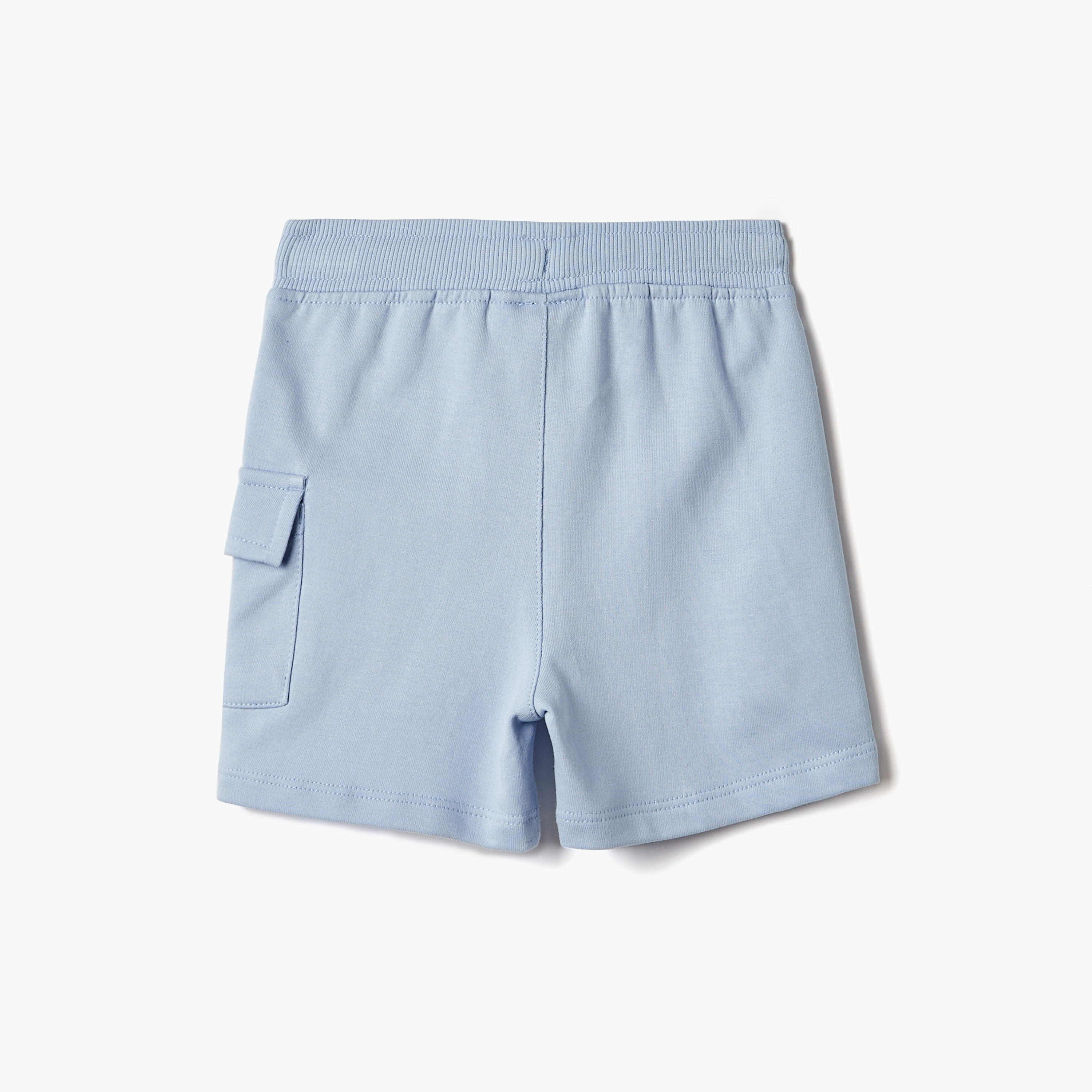 شورت سادة برباط إغلاق وجيب من جونيورز-baby-boys-clothing-bottoms-shorts-image-2