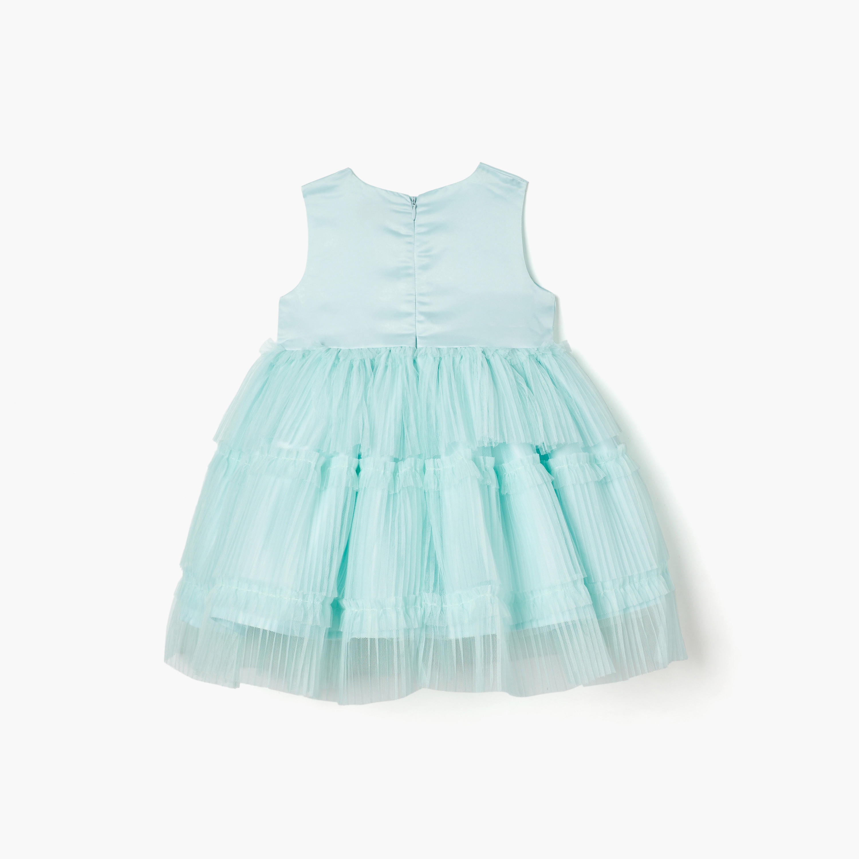 Juniors Butterfly Applique Sleeveless A-Line Dress with Zip Closure-baby-girls-clothing-dressesandjumpsuits-image-2