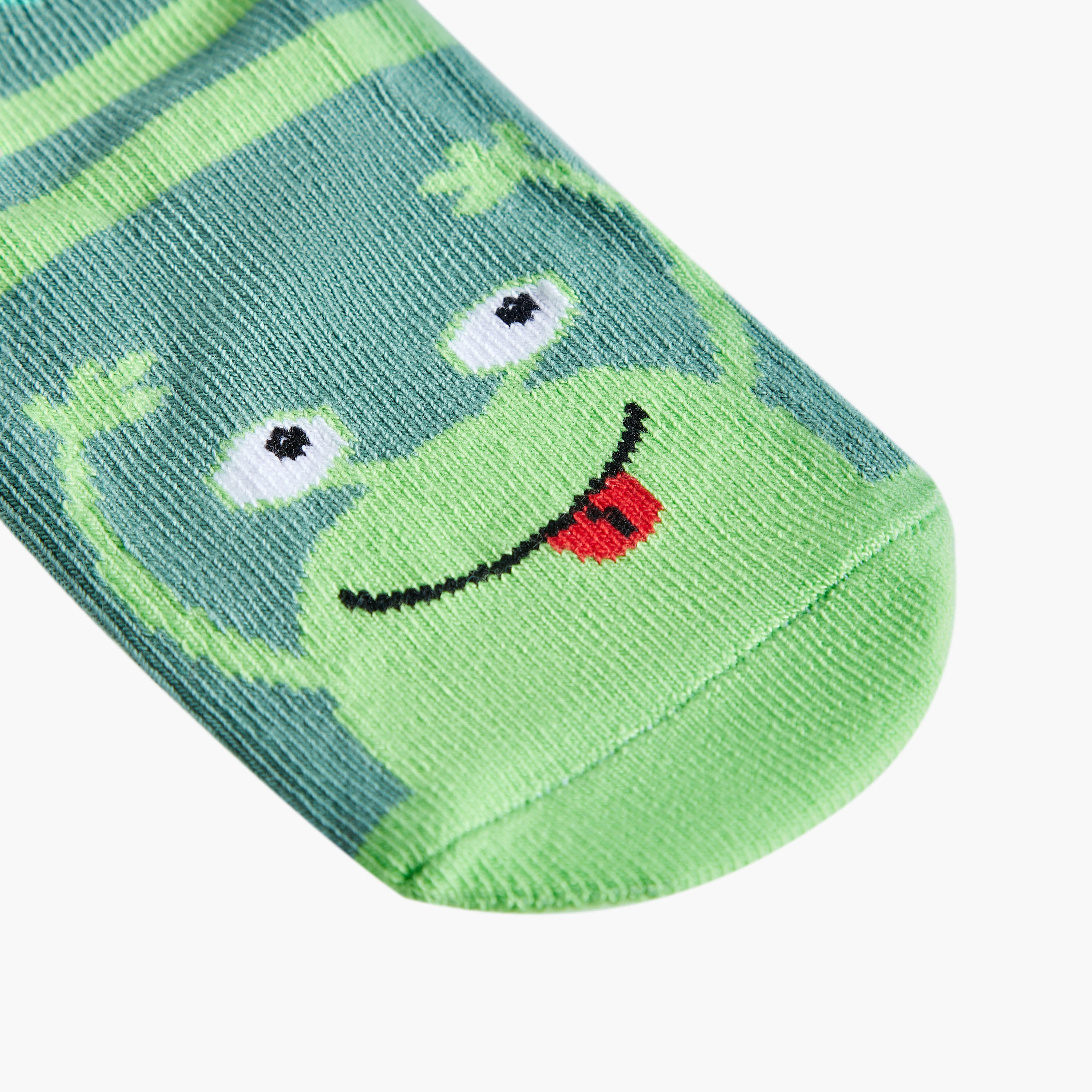 طقم جوارب طويلة 7 أزواج بطبعات حيوانات من جونيورز-boys-accessories-socks-image-3