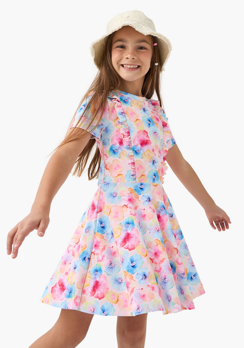 Buy Juniors Floral Print Swim Dress with Shorts Online | Babyshop KSA Buy Juniors Floral Print Swim Dress with Shorts Online | Babyshop KSA