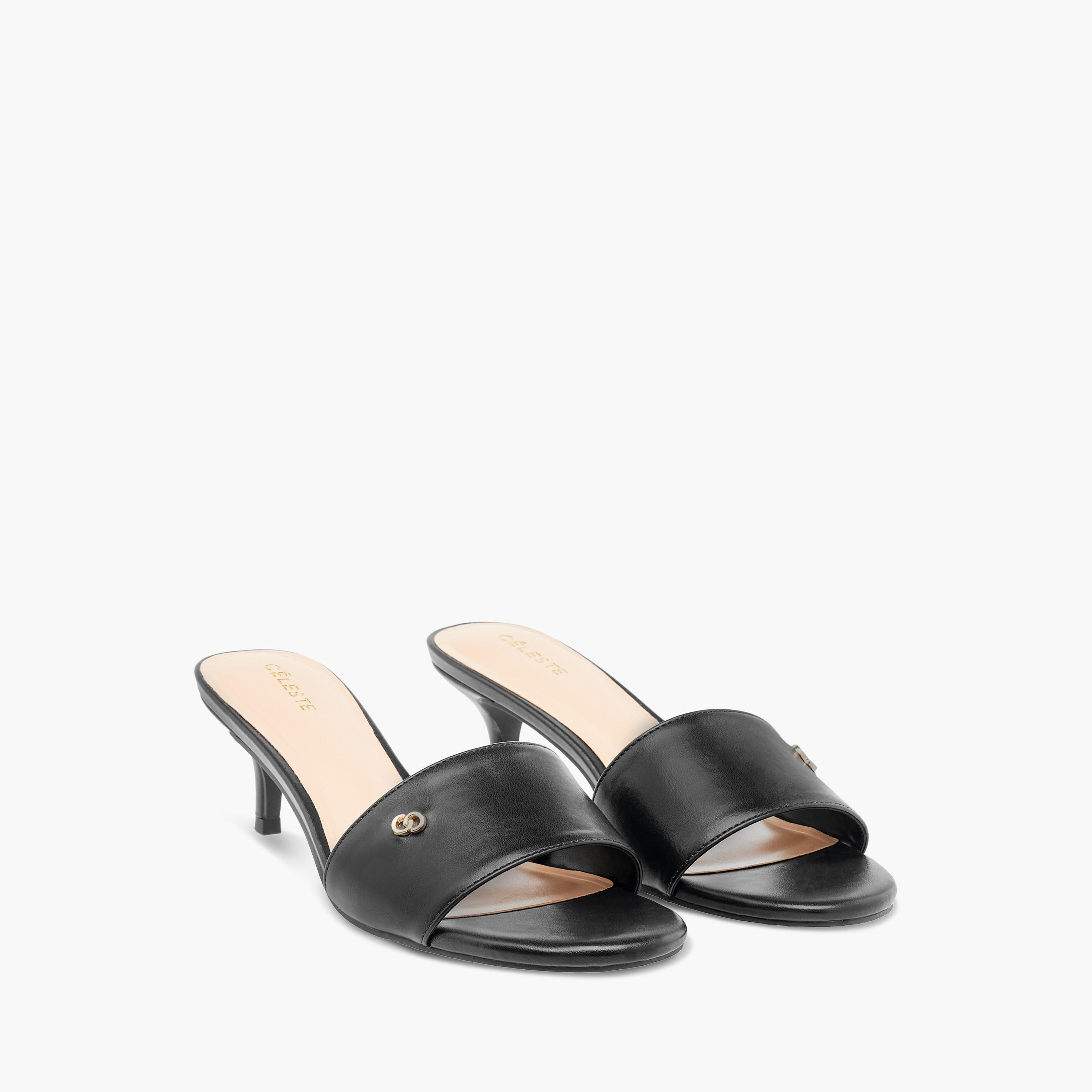 صندل سادة سهل الارتداء بكعب صغير للنساء من سيليست-women-shoes-sandals-heeled-image-1