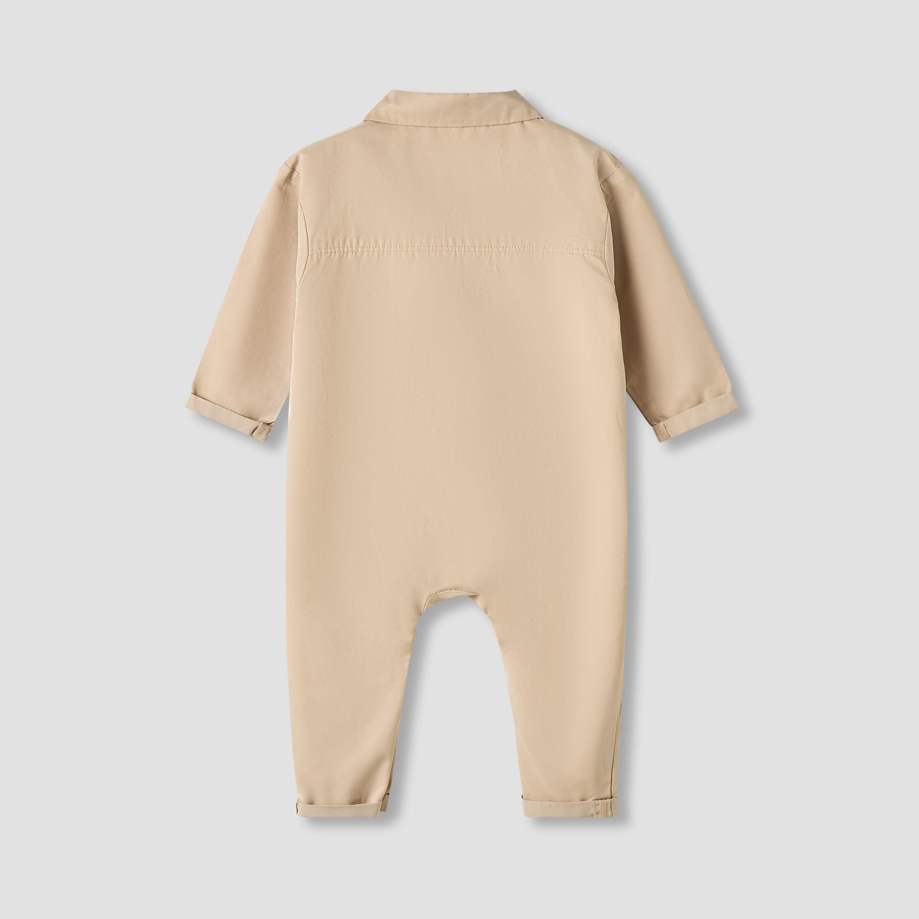 أفرول بياقة وجيوب وأكمام طويلة من جيجلز-baby-boys-clothing-rompers-image-2