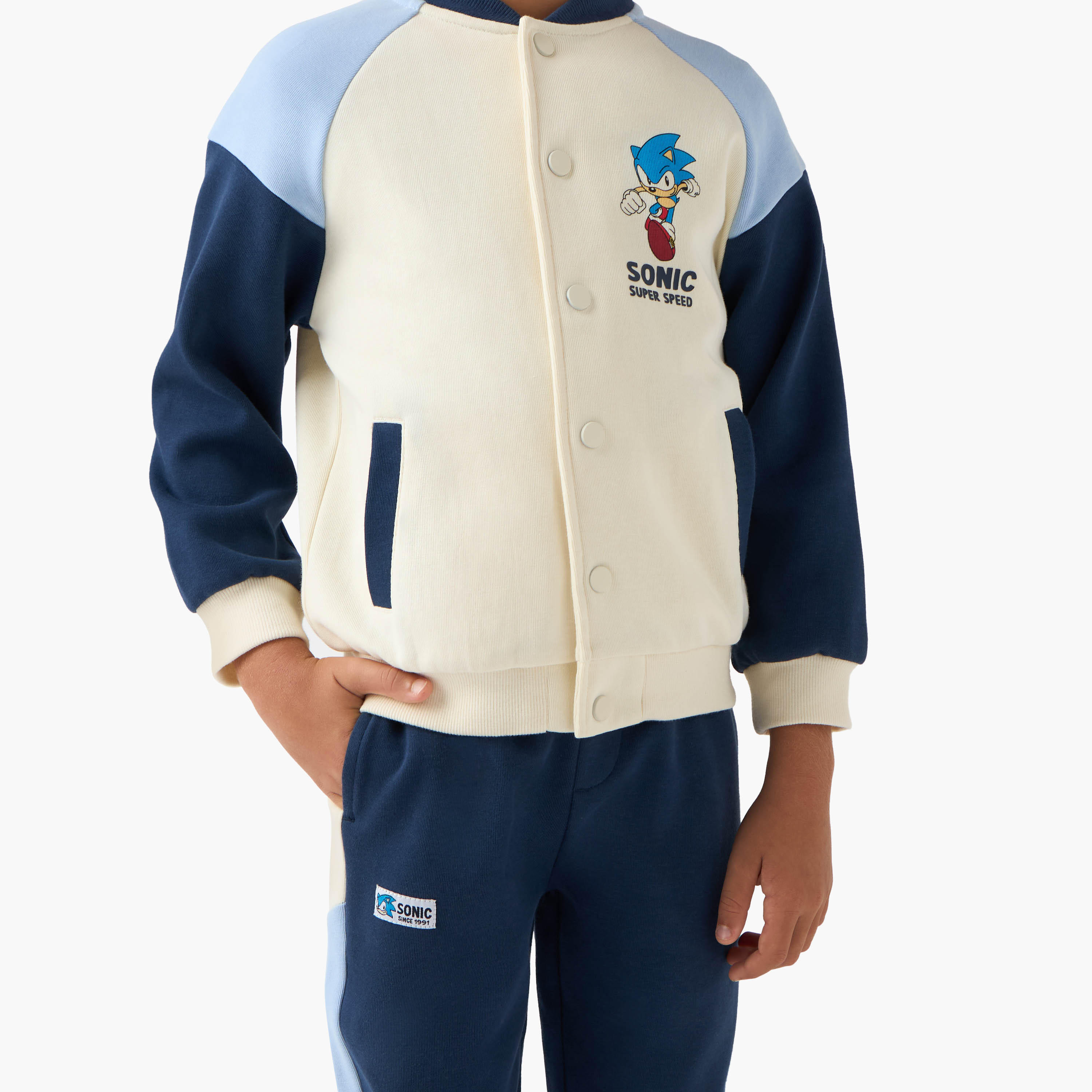 Sonic the Hedgehog Print Jacket and Joggers Set-boys-clothing-setsandcoords-image-5
