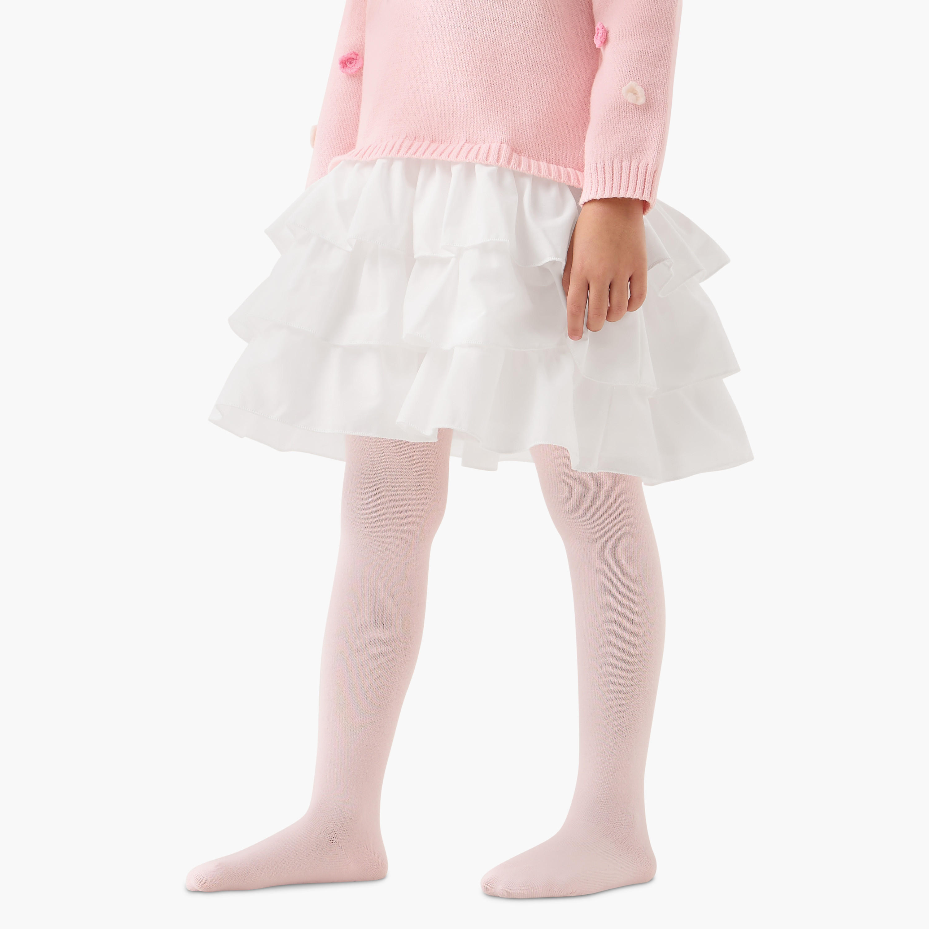 فستان مزين بأرنب وكشكش من جونيورز-girls-clothing-winterwear-dresses-image-3