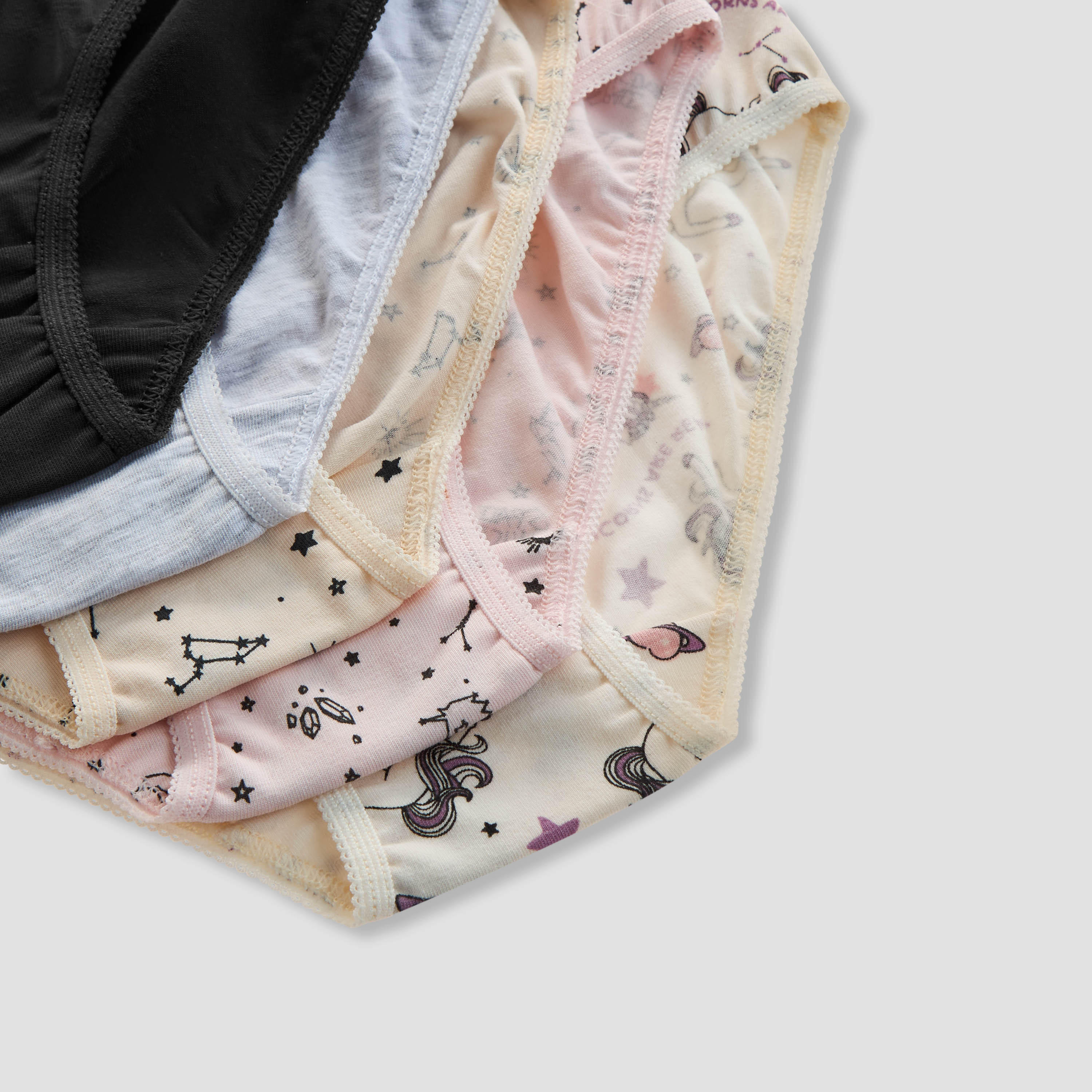 سراويل داخلية قطن بطبعات متنوعة للبنات من جونيورز - طقم 5 قطع-girls-clothing-innerwear-panties-image-8