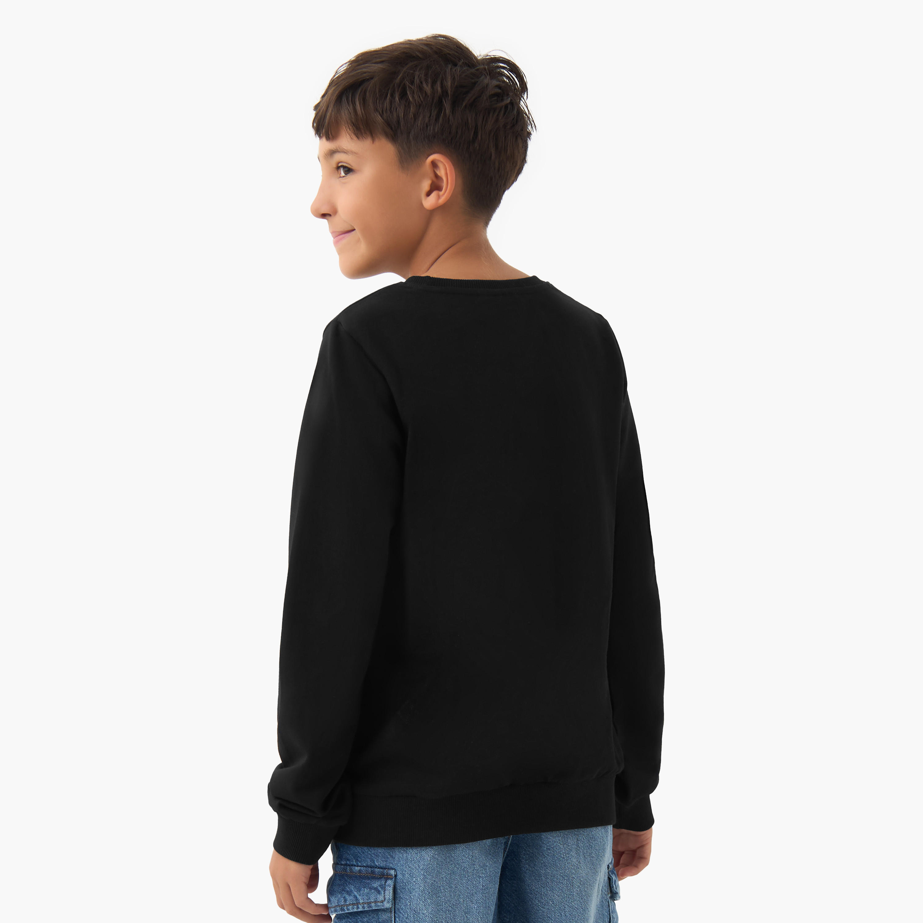 سويت شيرت بأكمام طويلة وطبعات جرافيك من جونيورز-boys-clothing-winterwear-sweatshirts-image-3