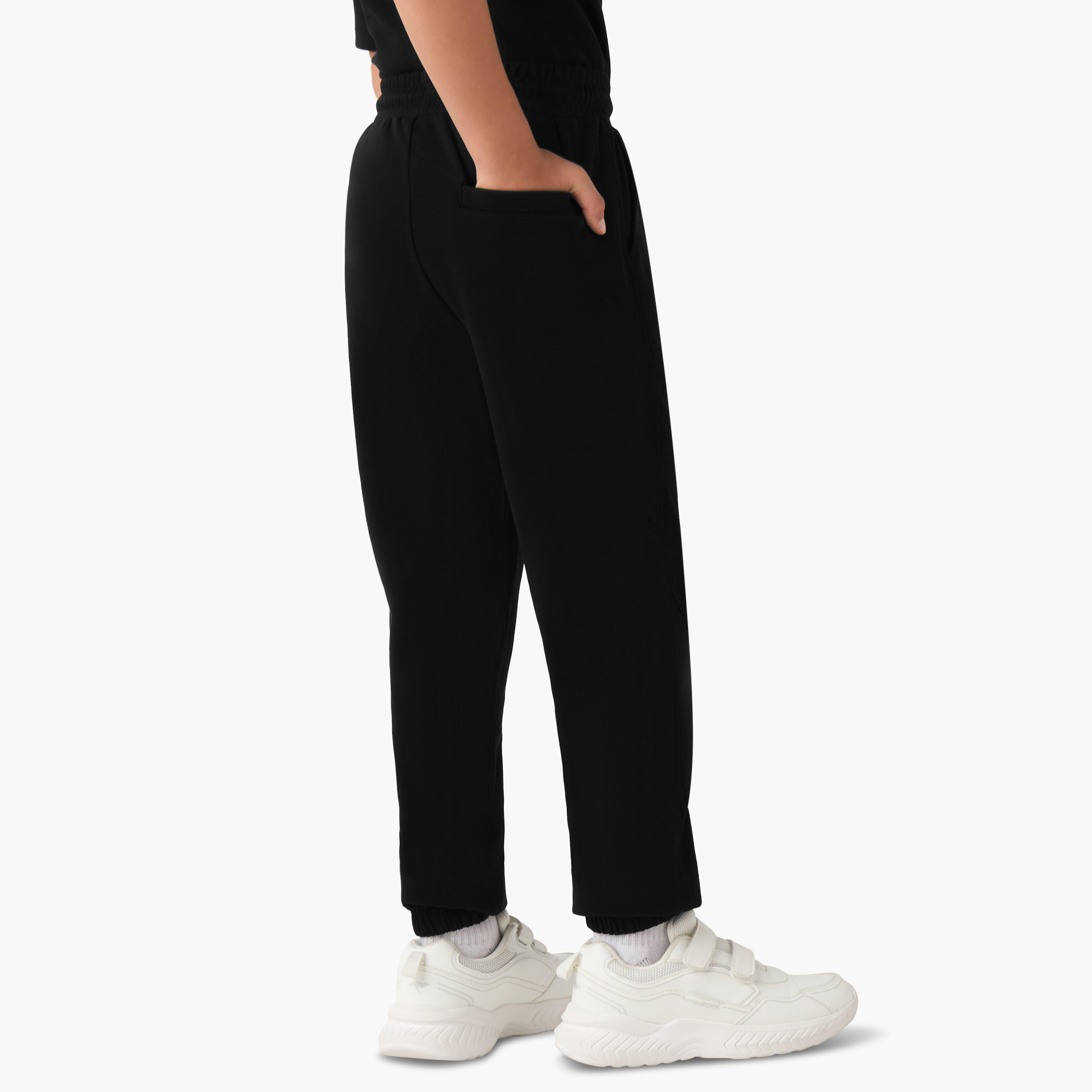 بنطلون رياضي للأولاد من مزيج قطني بجيوب وخصر برباط من أكس واي زي-boys-clothing-bottoms-joggersandtrackpants-image-3