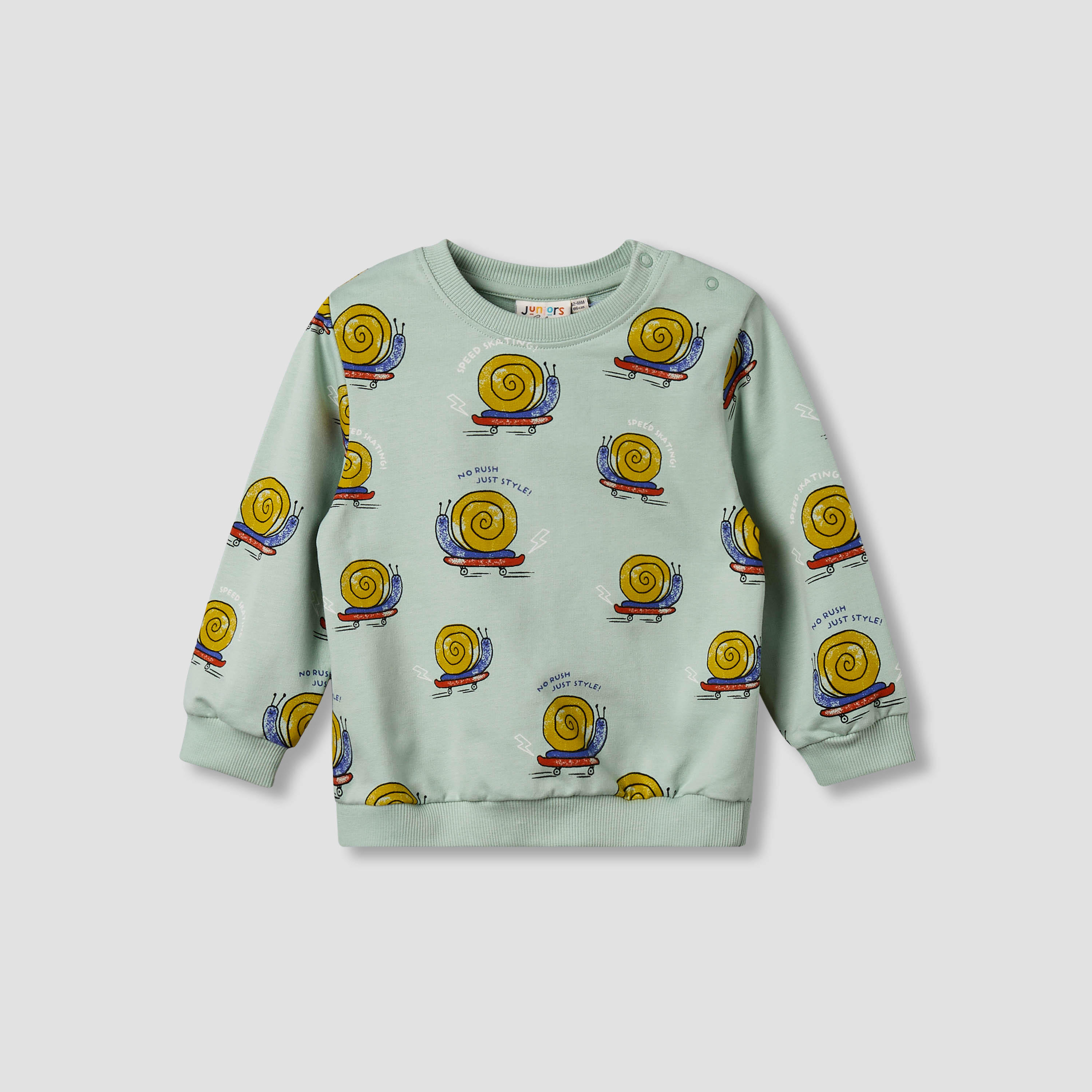 سويت شيرت بطبعات حلزون وأكمام طويلة من جونيورز-baby-boys-clothing-sweatshirts-image-2
