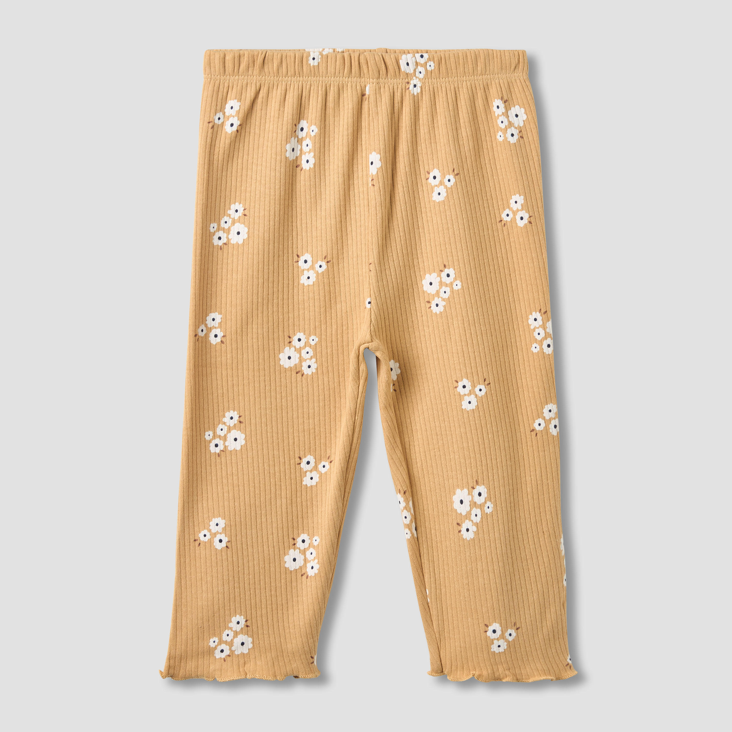 طقم بيجاما قطنية بياقة ضيقة وأكمام طويلة بطبعات زهور من جونيورز - عبوة من 3 قطع-baby-girls-clothing-nightwear-pyjamasets-image-8