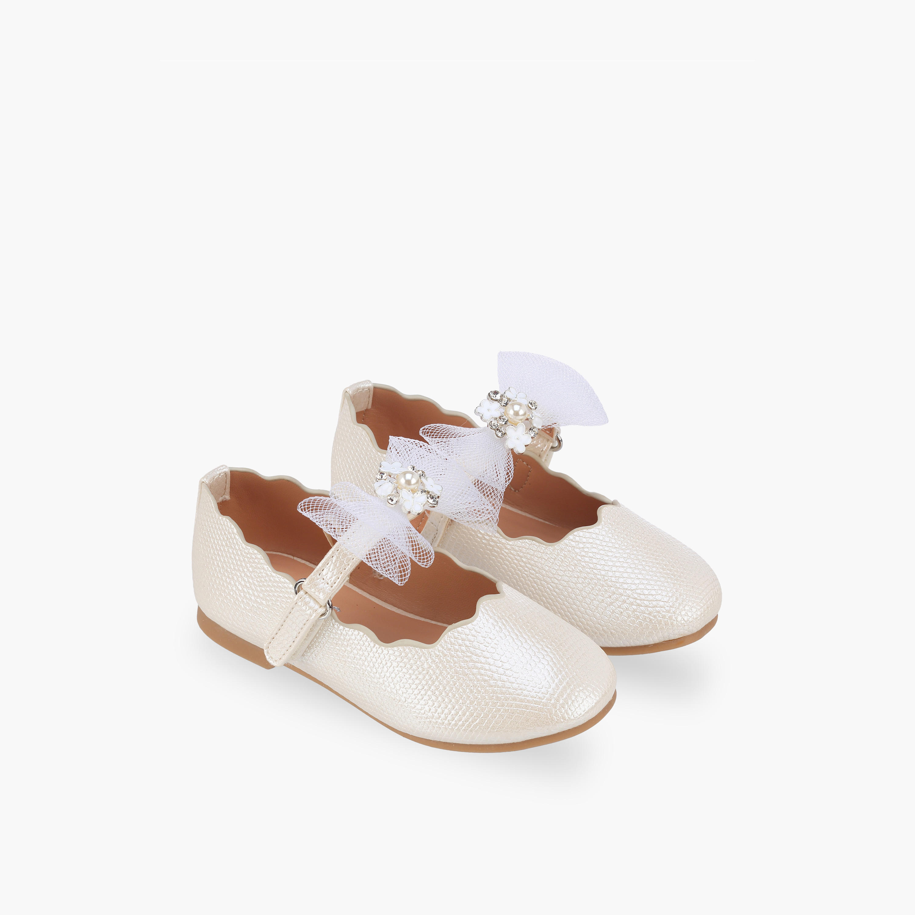 حذاء ماري جين بشريط إغلاق لاصق للبنات من جونيورز-girls-shoes-maryjanes-image-1