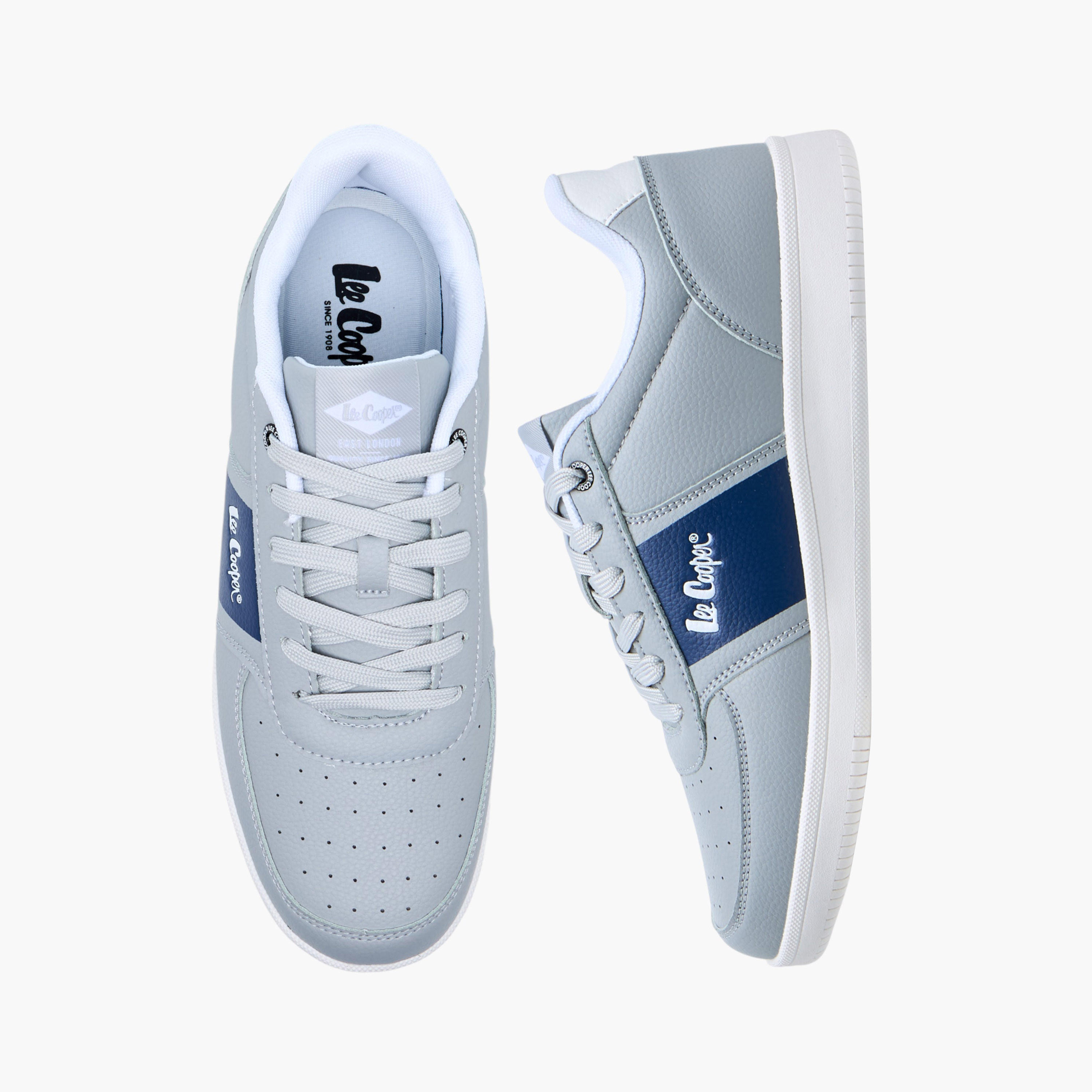 حذاء سنيكرز مثقب برباط للرجال من لي كوبر-men-shoes-sneakers-image-1