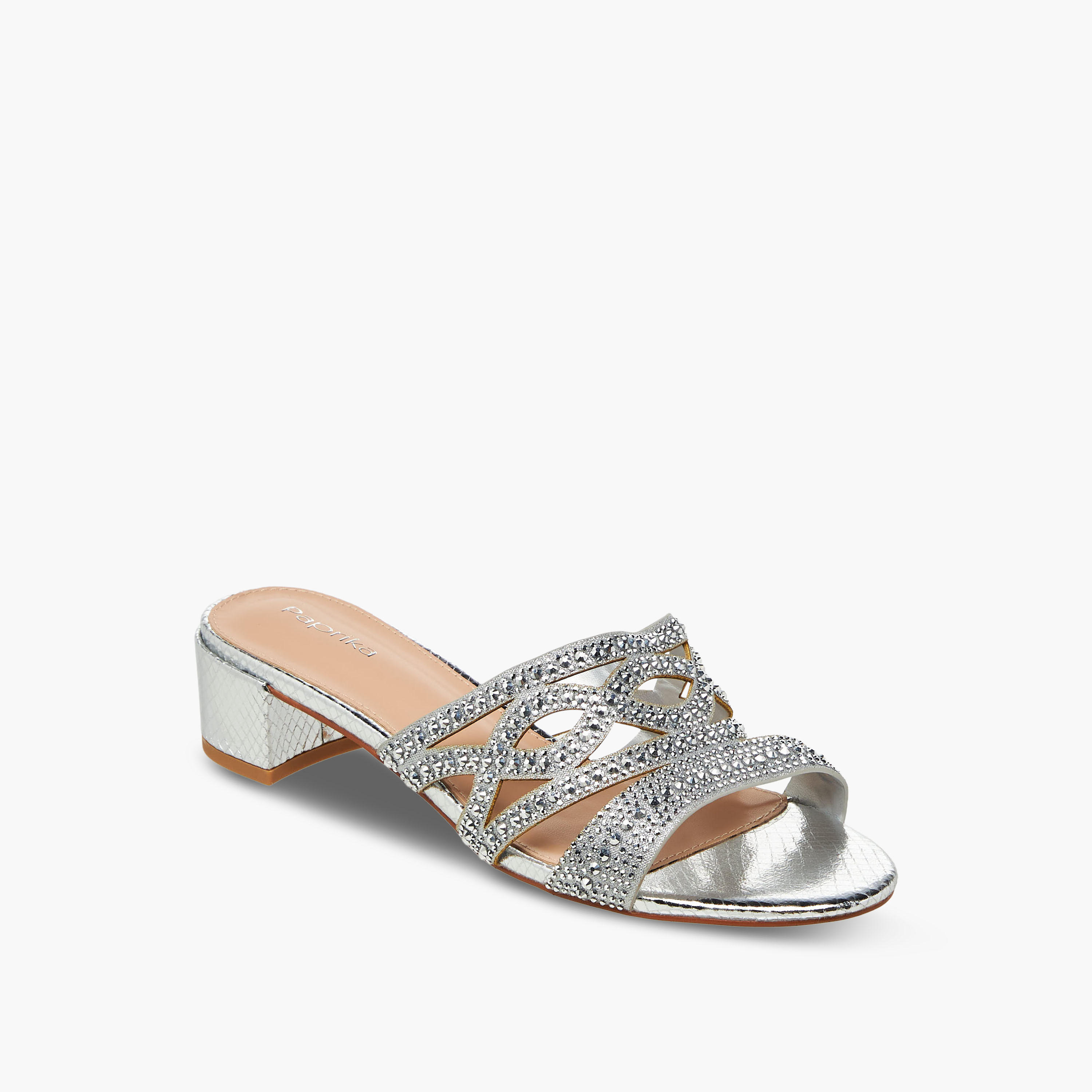 صندل سهل الارتداء مزين بكعب سميك للنساء من بابريكا-women-shoes-sandals-heeled-image-2