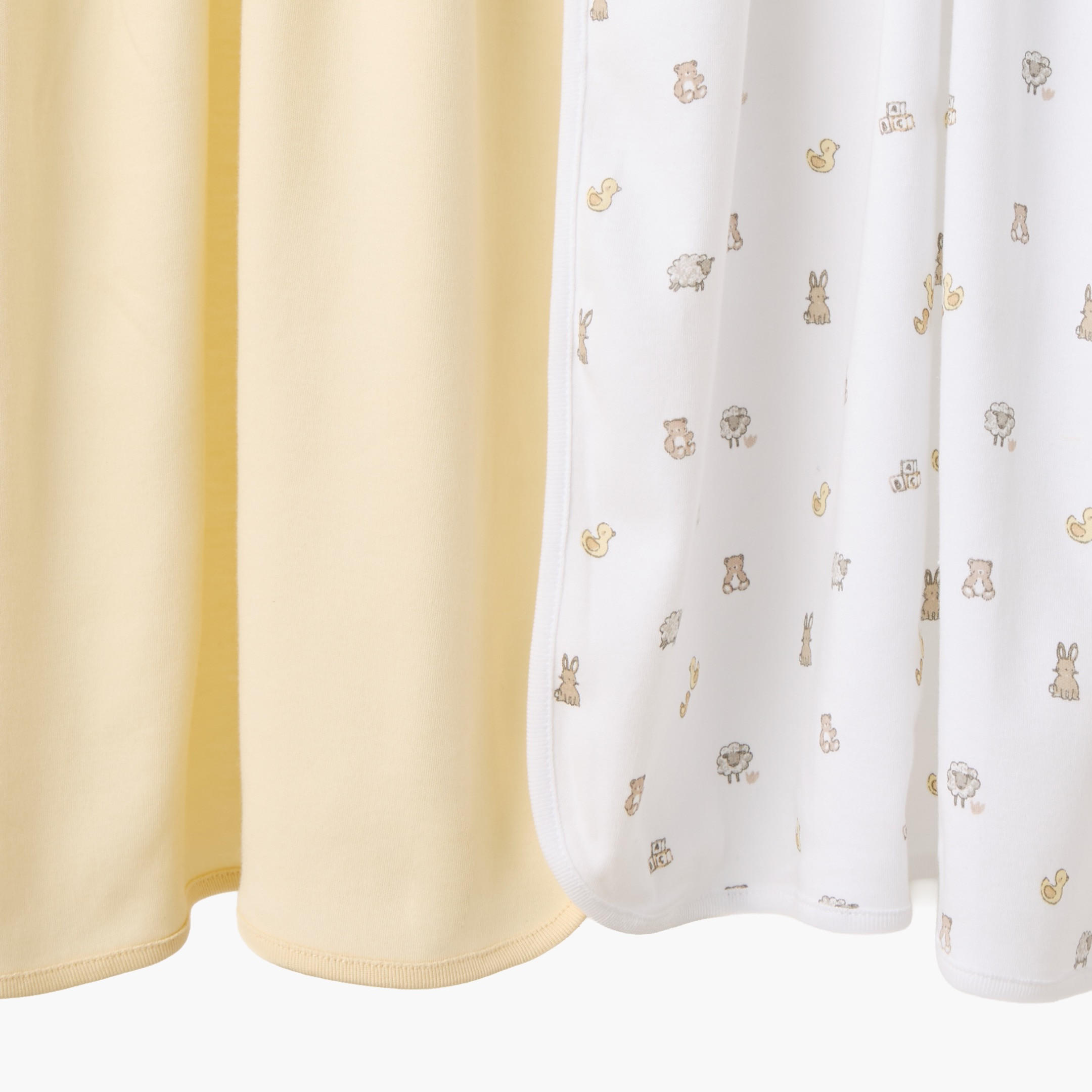 بطانيات مواليد بتصاميم متنوعة من جونيورز - طقم من قطعتين-baby-nursery-blanketsandswaddles-receivingblankets-image-4