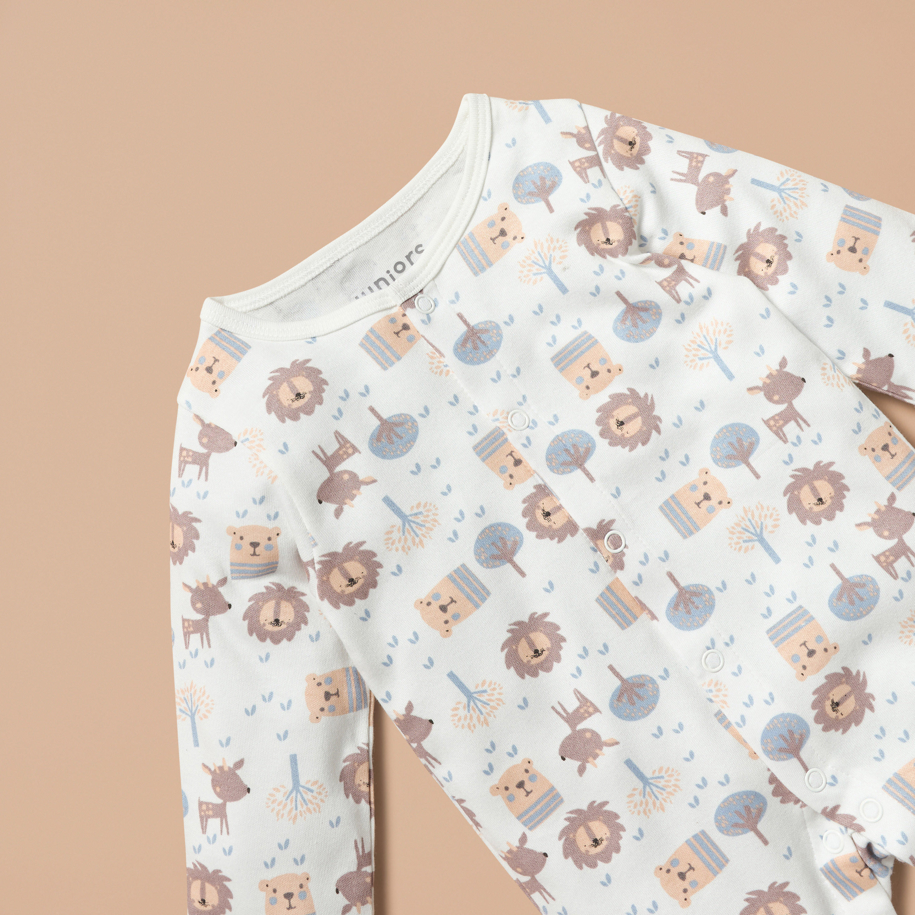 Juniors All-Over Animal Print Footed Sleepsuit with Long Sleeves-baby-boys-clothing-nightwear-sleepsuits-image-3