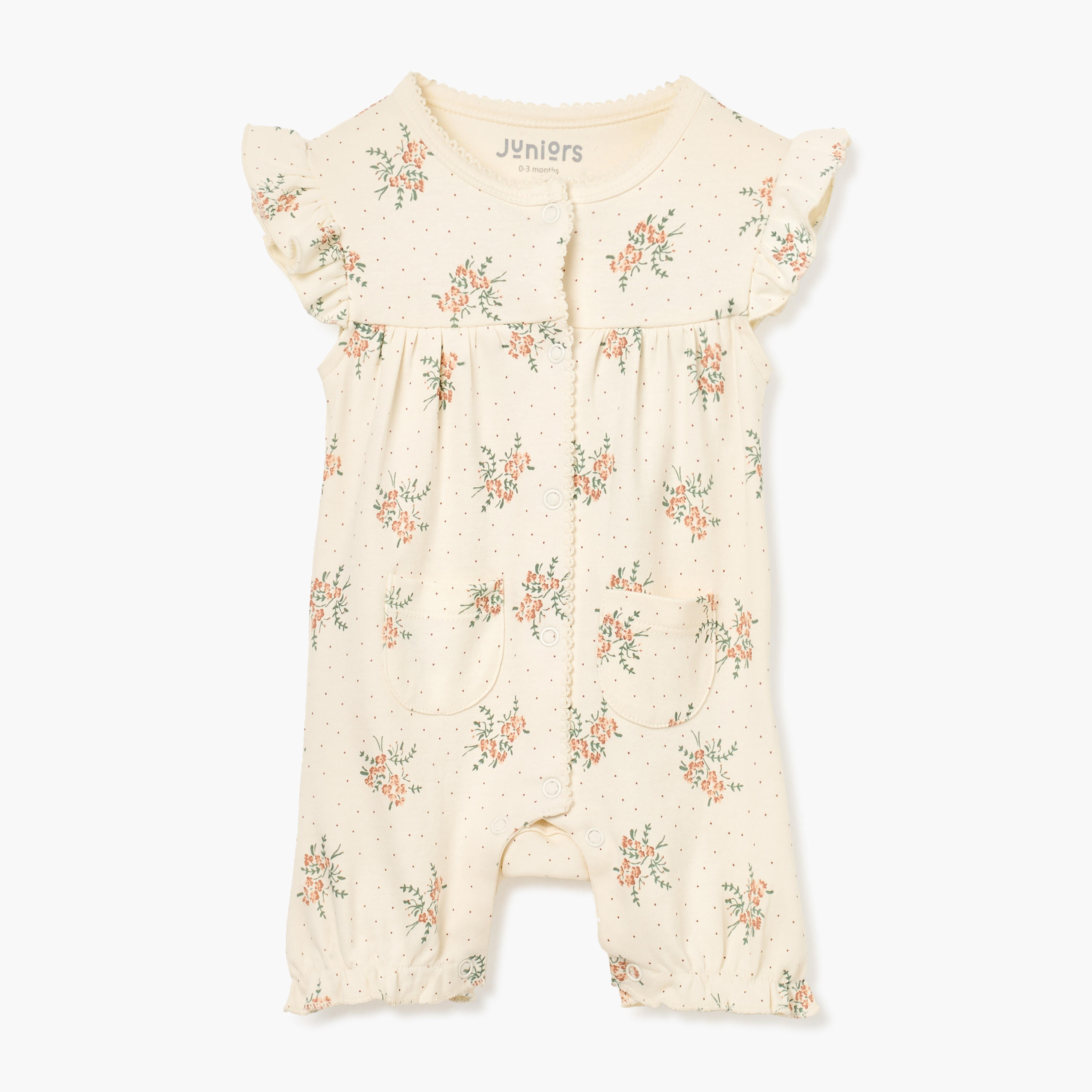 أفرول دون أكمام بطبعات أزهار من جونيورز